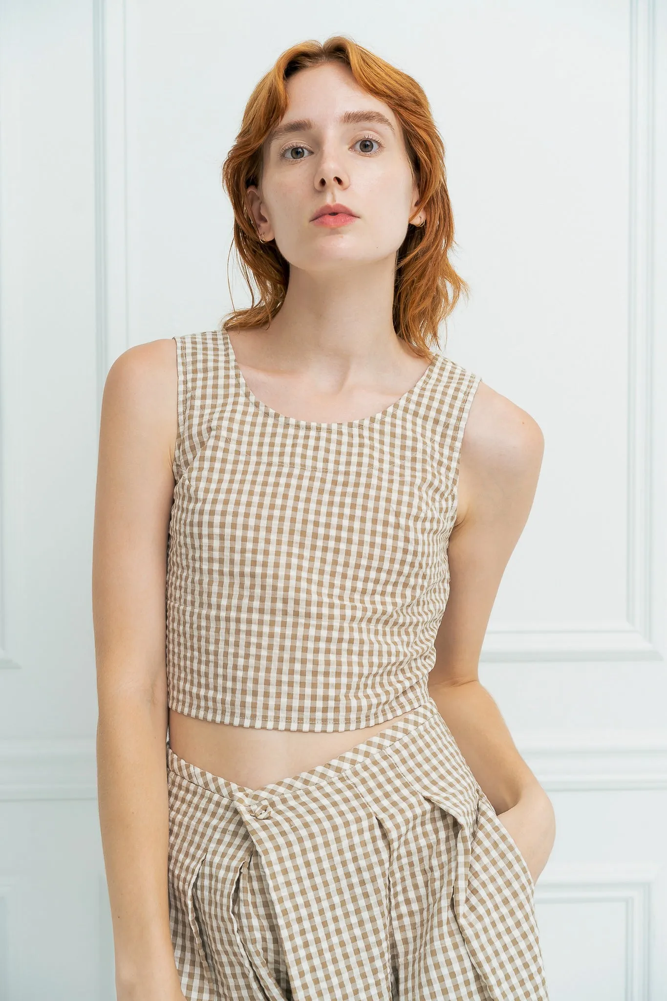 GEMA TOP | TAWNY CHEX sold by Rujuta Sheth product image thumbnail 2