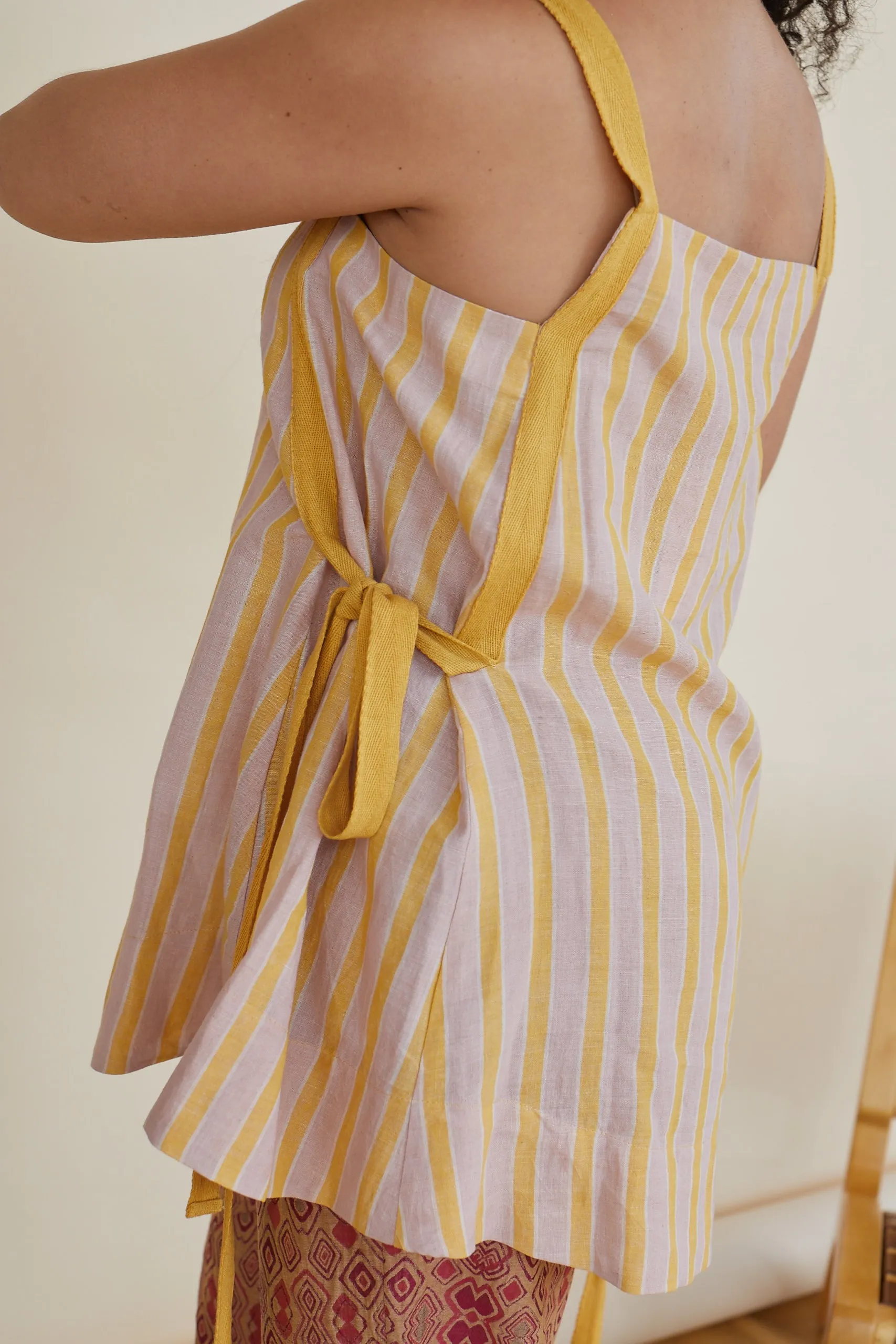ELEANOR TOP | SUNRAY STRIPES sold by Rujuta Sheth product image thumbnail 3
