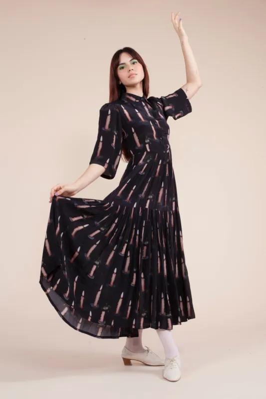 Morticia Dress made by Samantha Pleet