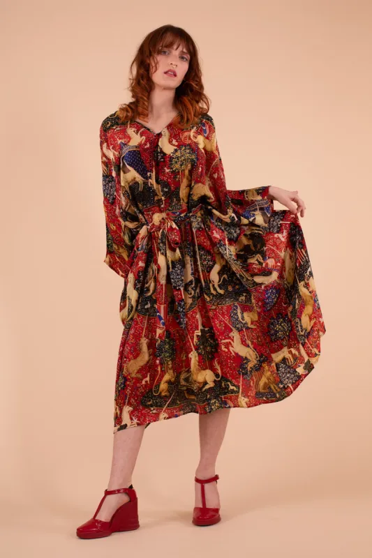 Valerian Dress - Red Tapestry made by Samantha Pleet