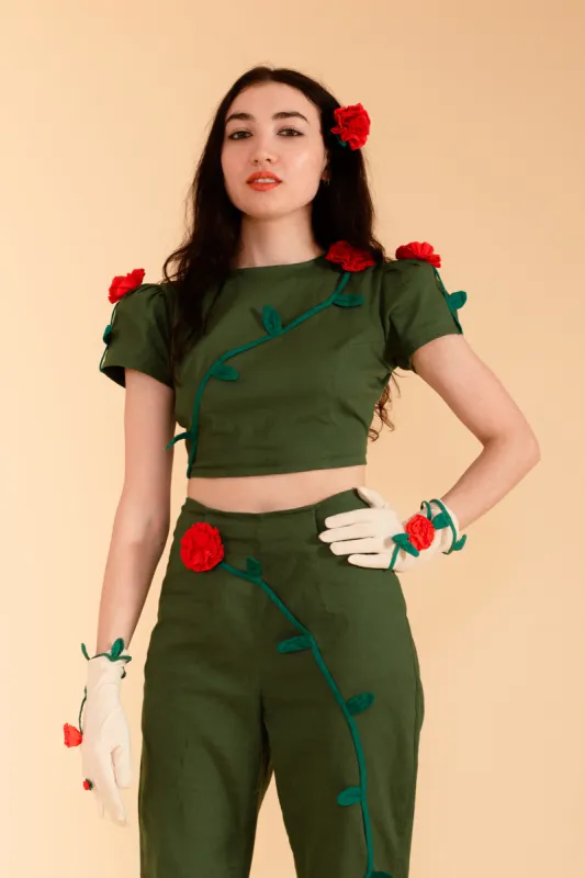 Persephone Blouse - Green made by Samantha Pleet