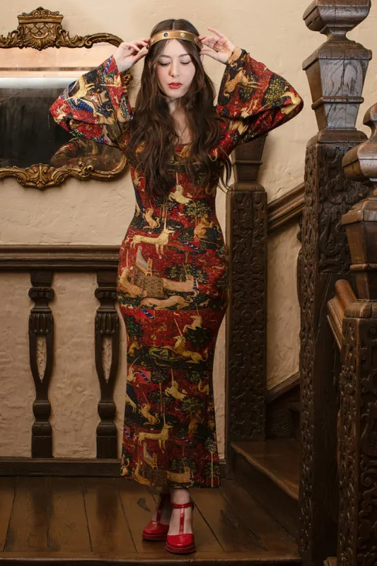 Belladonna Dress - Red Tapestry made by Samantha Pleet