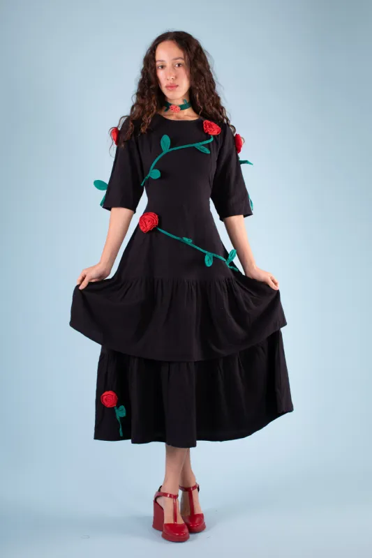 Persephone Dress - Black sold by Samantha Pleet