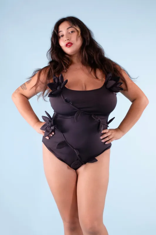 Starflower Swimsuit - Black made by Samantha Pleet