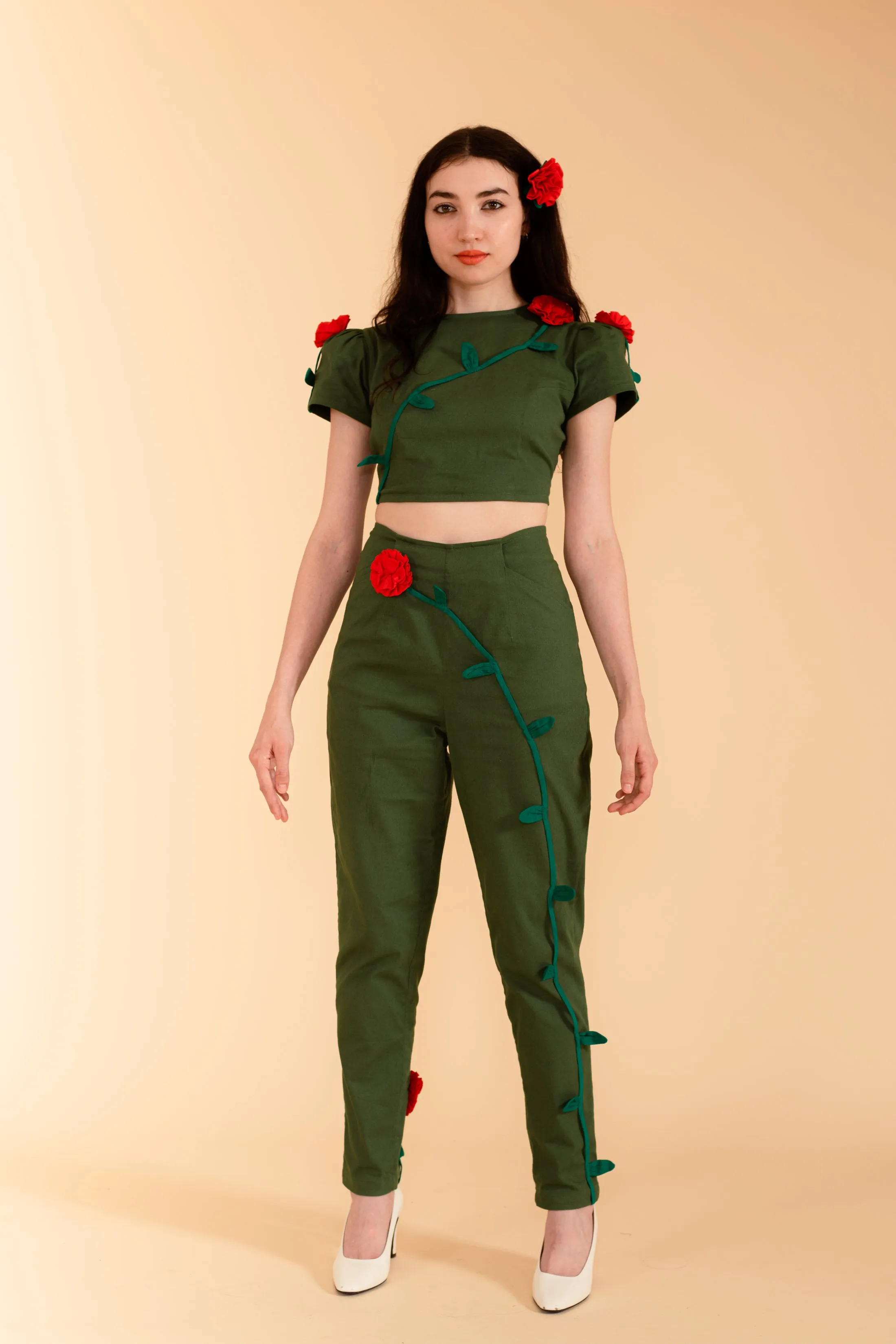 Persephone Blouse - Leaf Green sold by Samantha Pleet product image thumbnail 4
