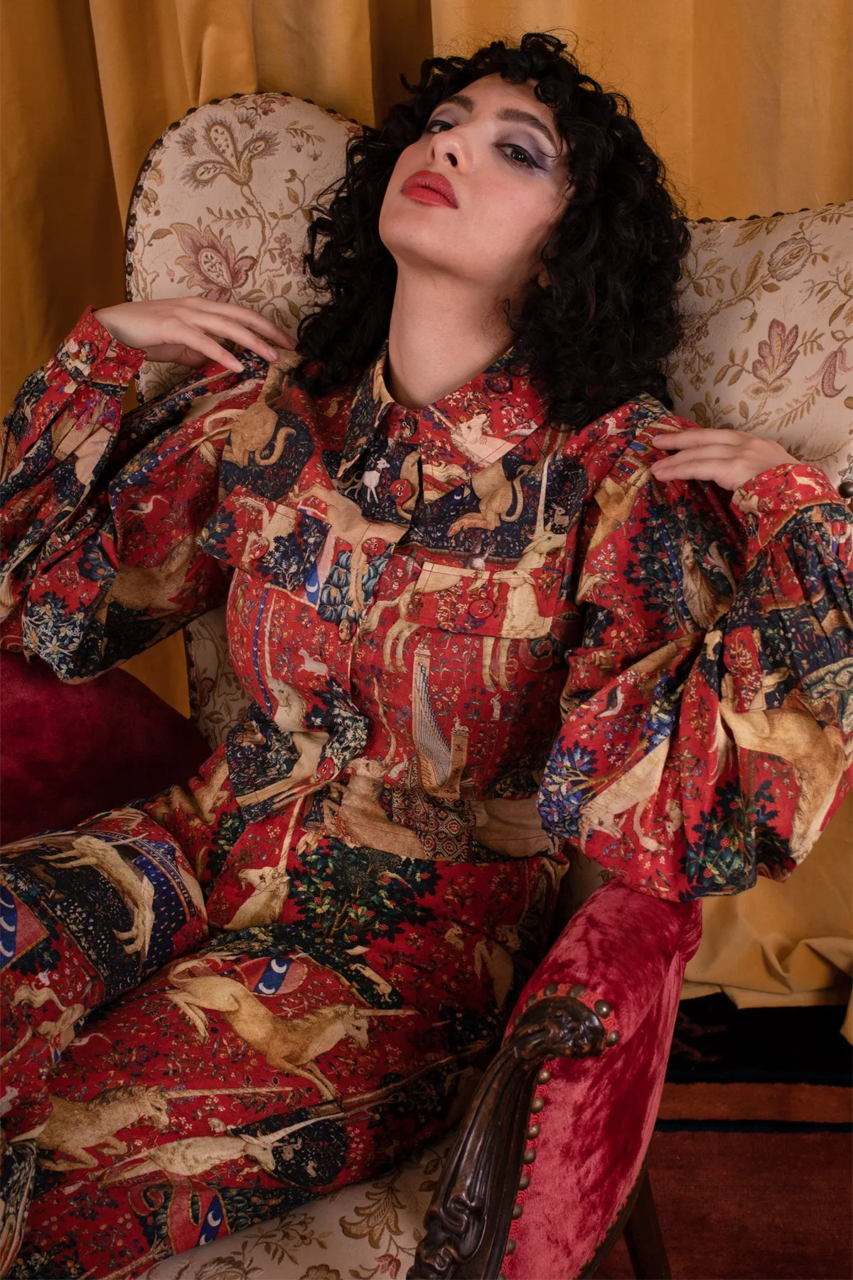 Bergamot Blouse - Tapestry Print sold by Samantha Pleet product image thumbnail 5