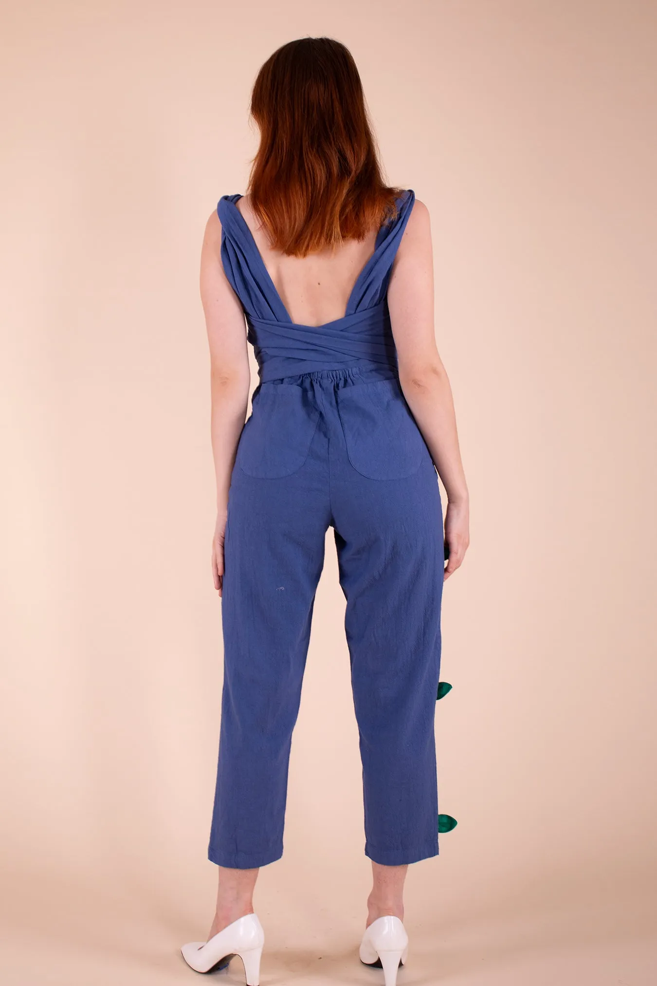 Climbing Rose Jumpsuit - Indigo sold by Samantha Pleet product image thumbnail 5