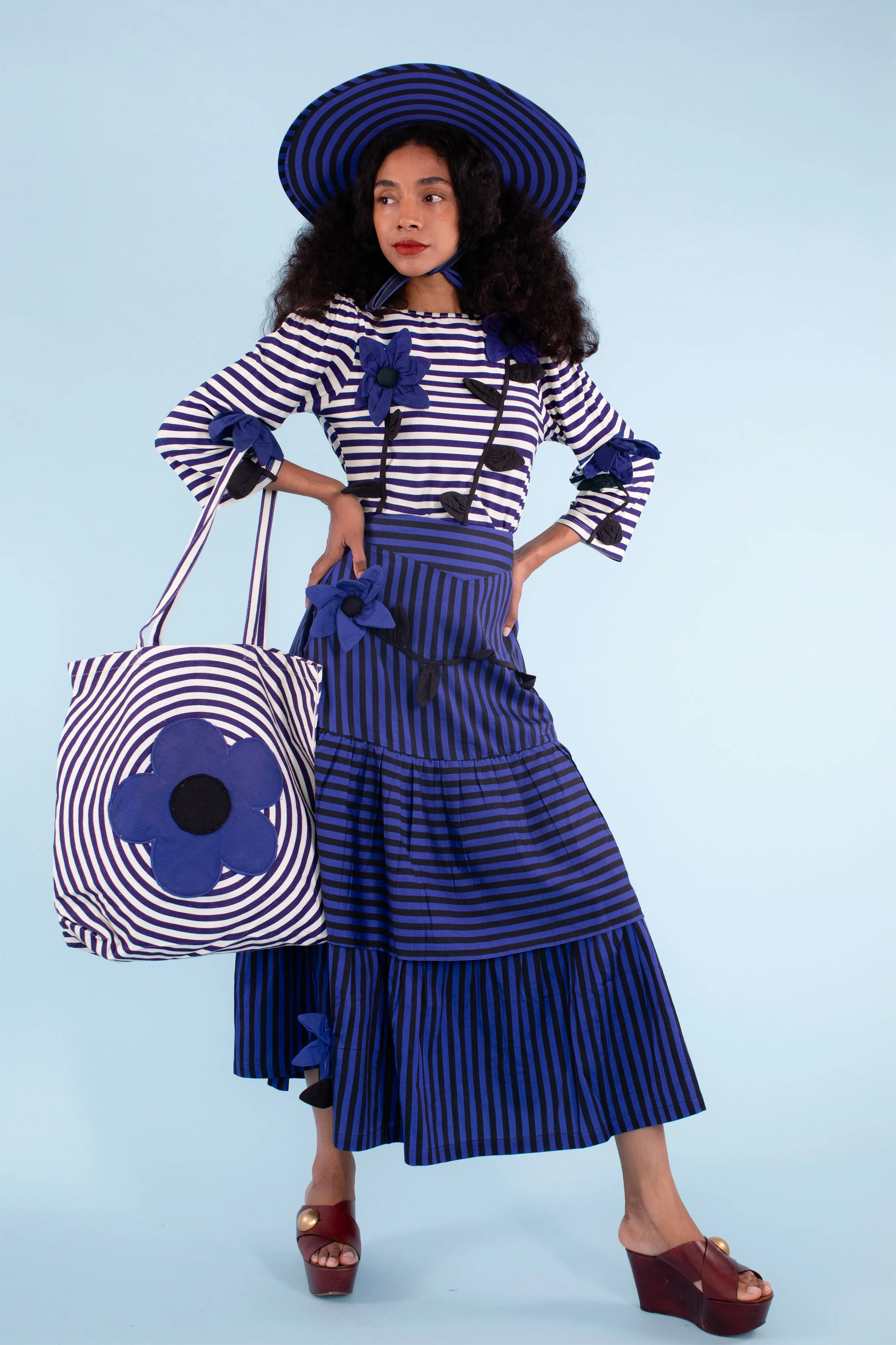 Boat Flower Shirt - Stripe sold by Samantha Pleet product image thumbnail 2