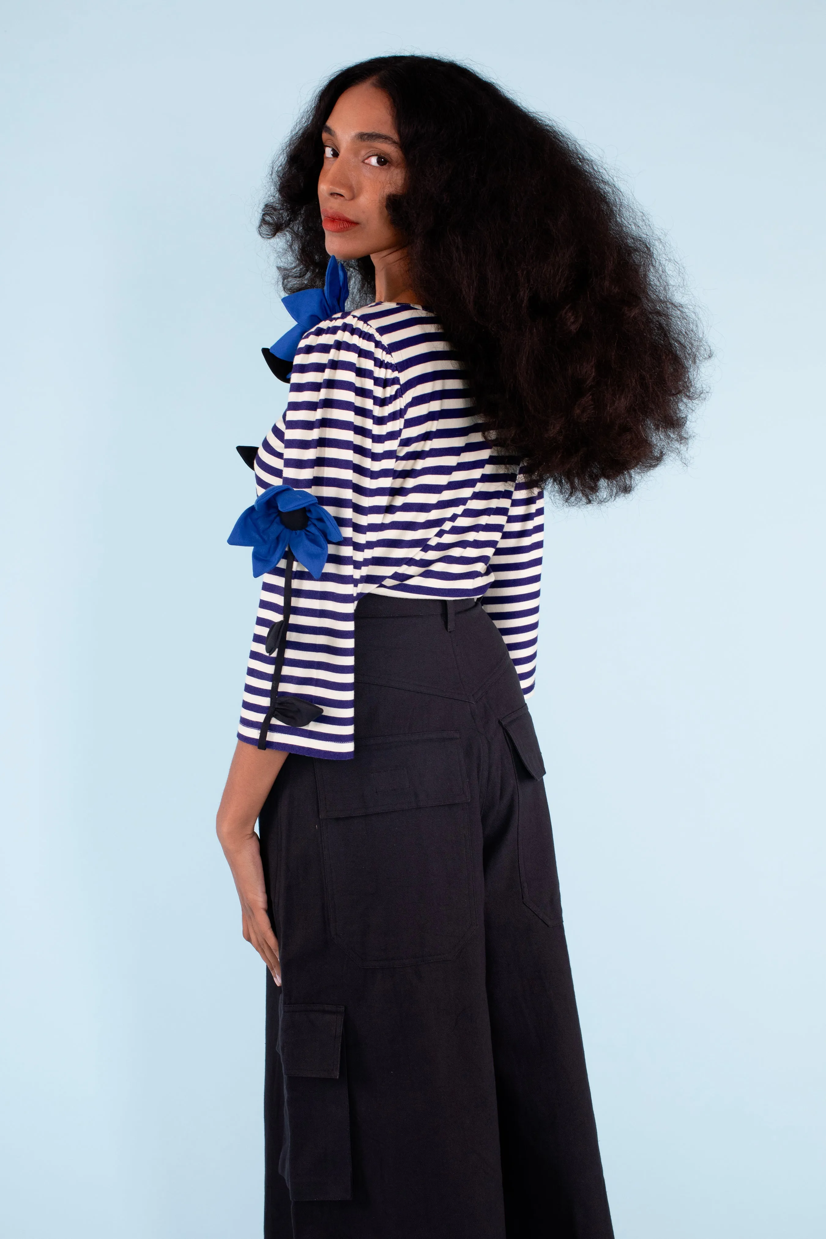 Boat Flower Shirt - Stripe sold by Samantha Pleet product image thumbnail 4