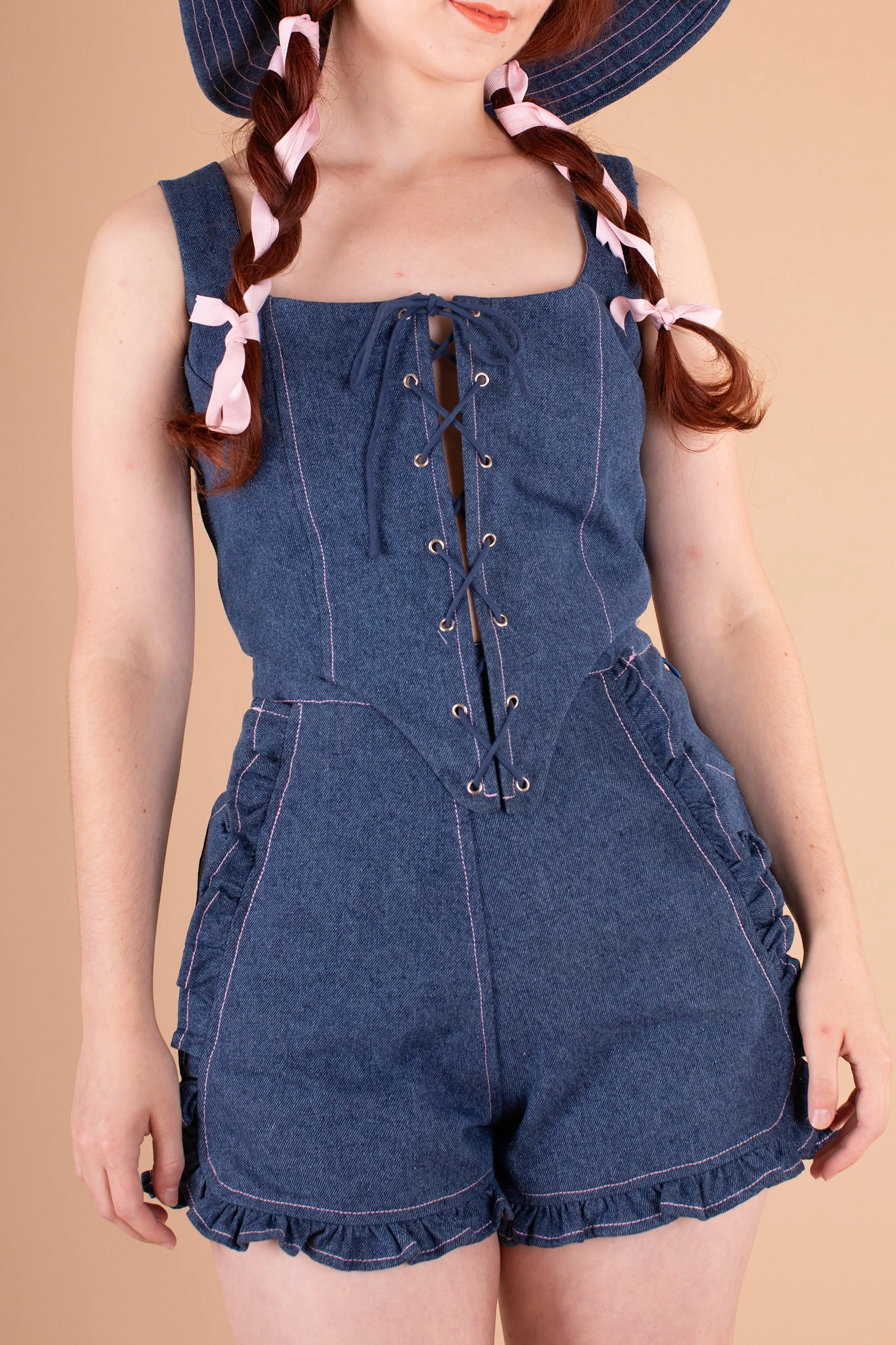 Ruffle Shorts - Denim - Sample Sale sold by Samantha Pleet product image thumbnail 4