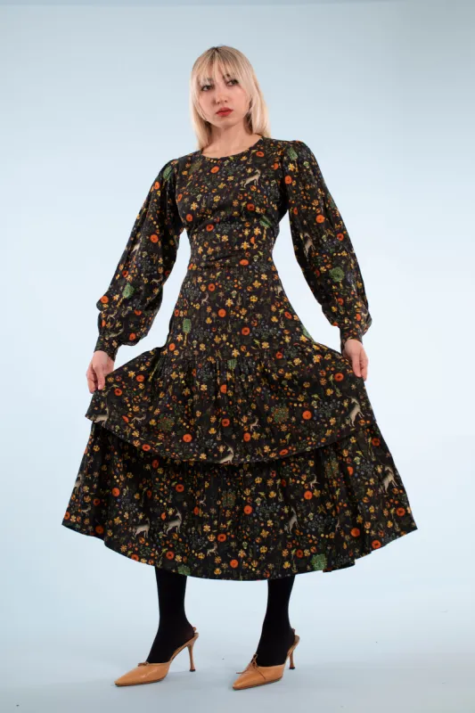 Rosemary Dress - Black Illuminated sold by Samantha Pleet