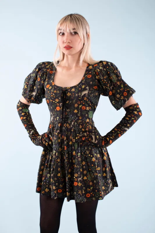 The Clara Dress - Black Illuminated made by Samantha Pleet