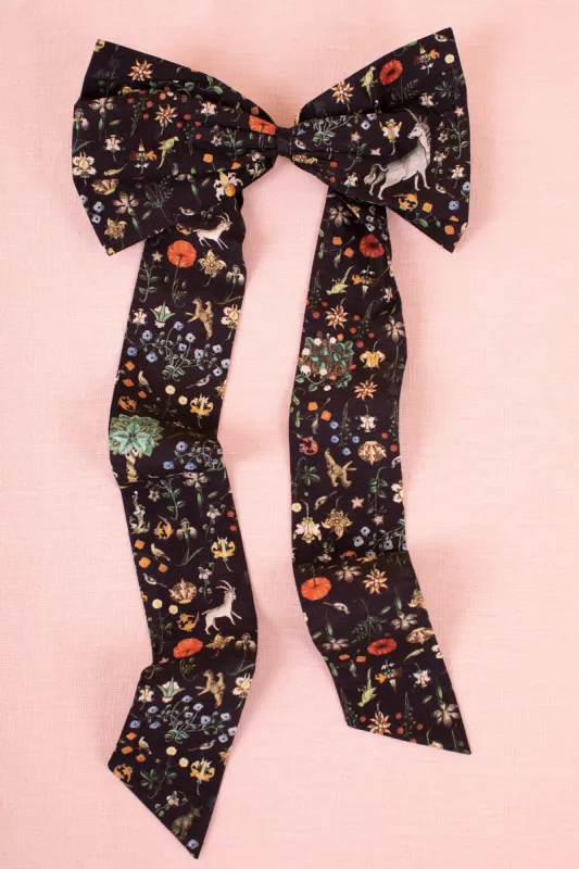 Black Illuminated Bow made by Samantha Pleet