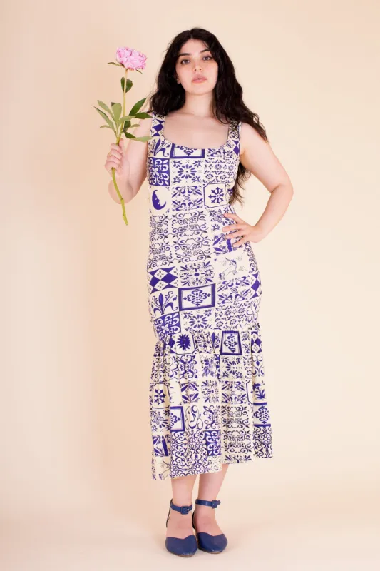 Penelope Dress - Moon Tile made by Samantha Pleet