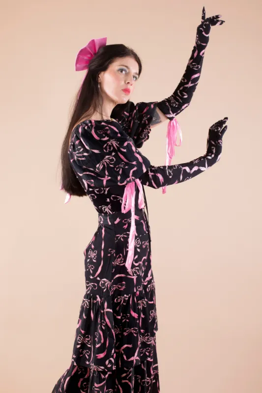 Opera Gloves - Ribbon made by Samantha Pleet