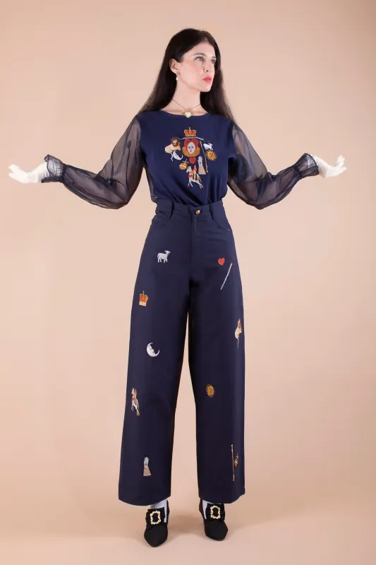 Emblem Jeans - Elizabeth Embroidery sold by Samantha Pleet