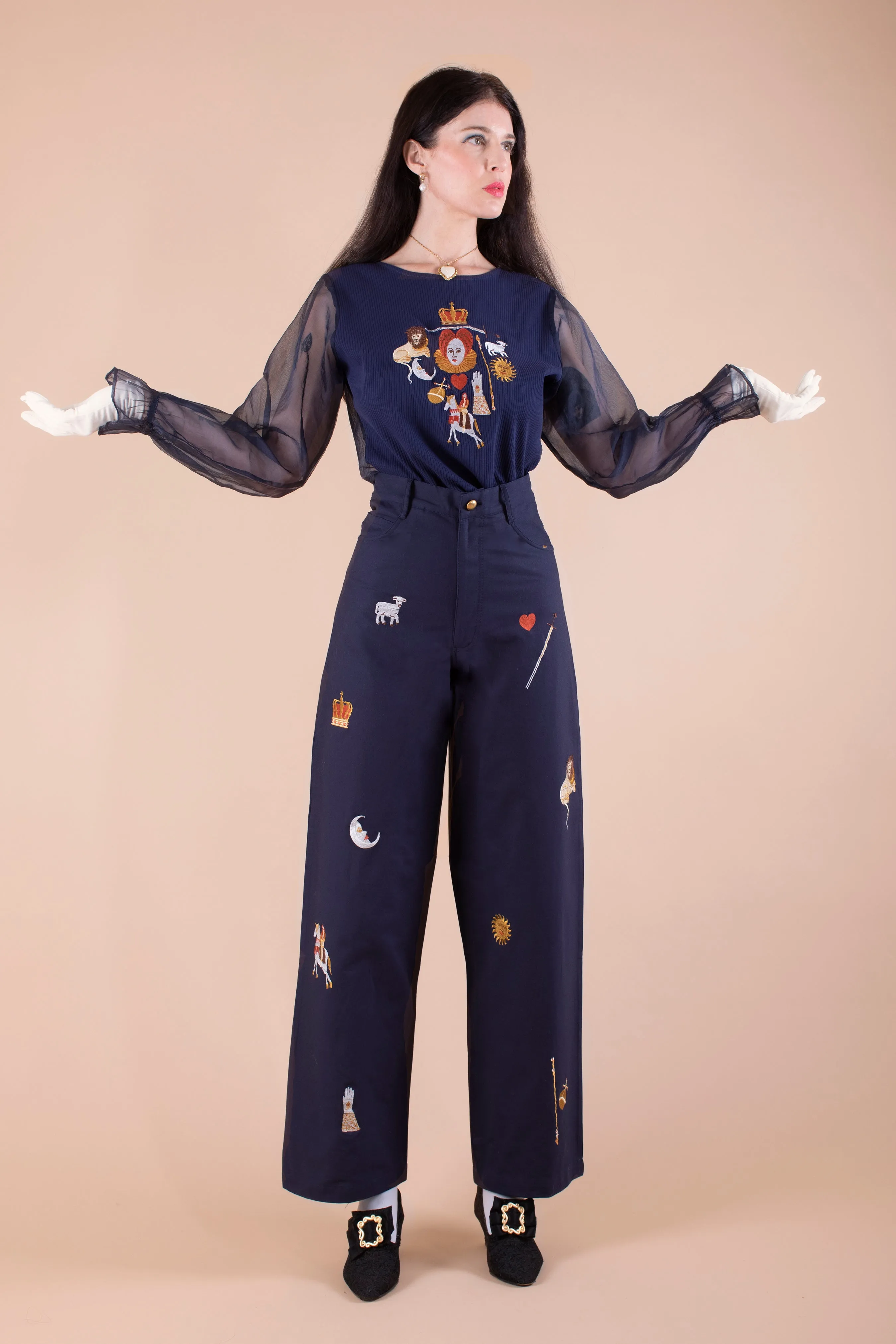 Emblem Jeans - Elizabeth Embroidery sold by Samantha Pleet