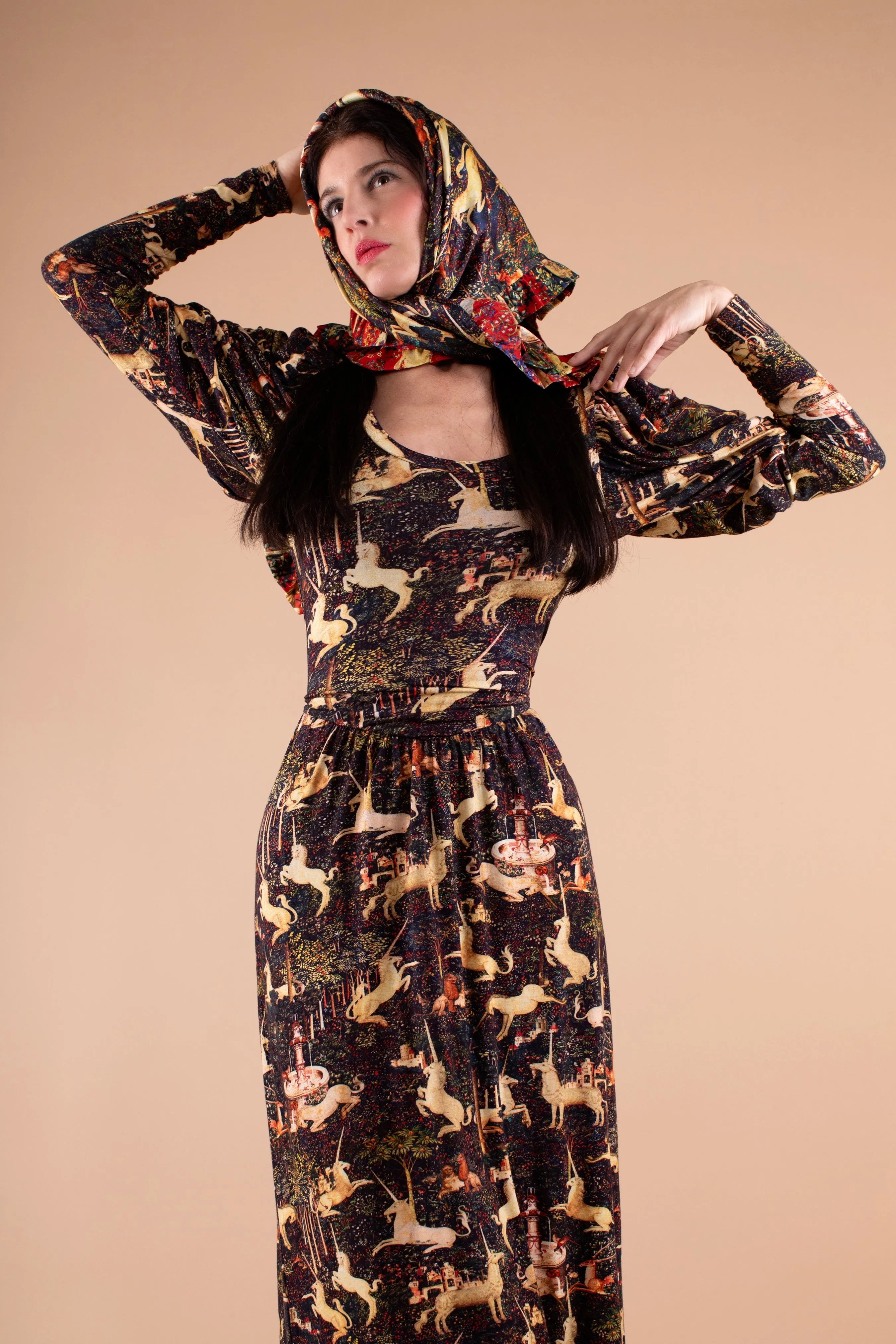 Ruffle Scarf - Midnight Tapestry sold by Samantha Pleet product image thumbnail 2