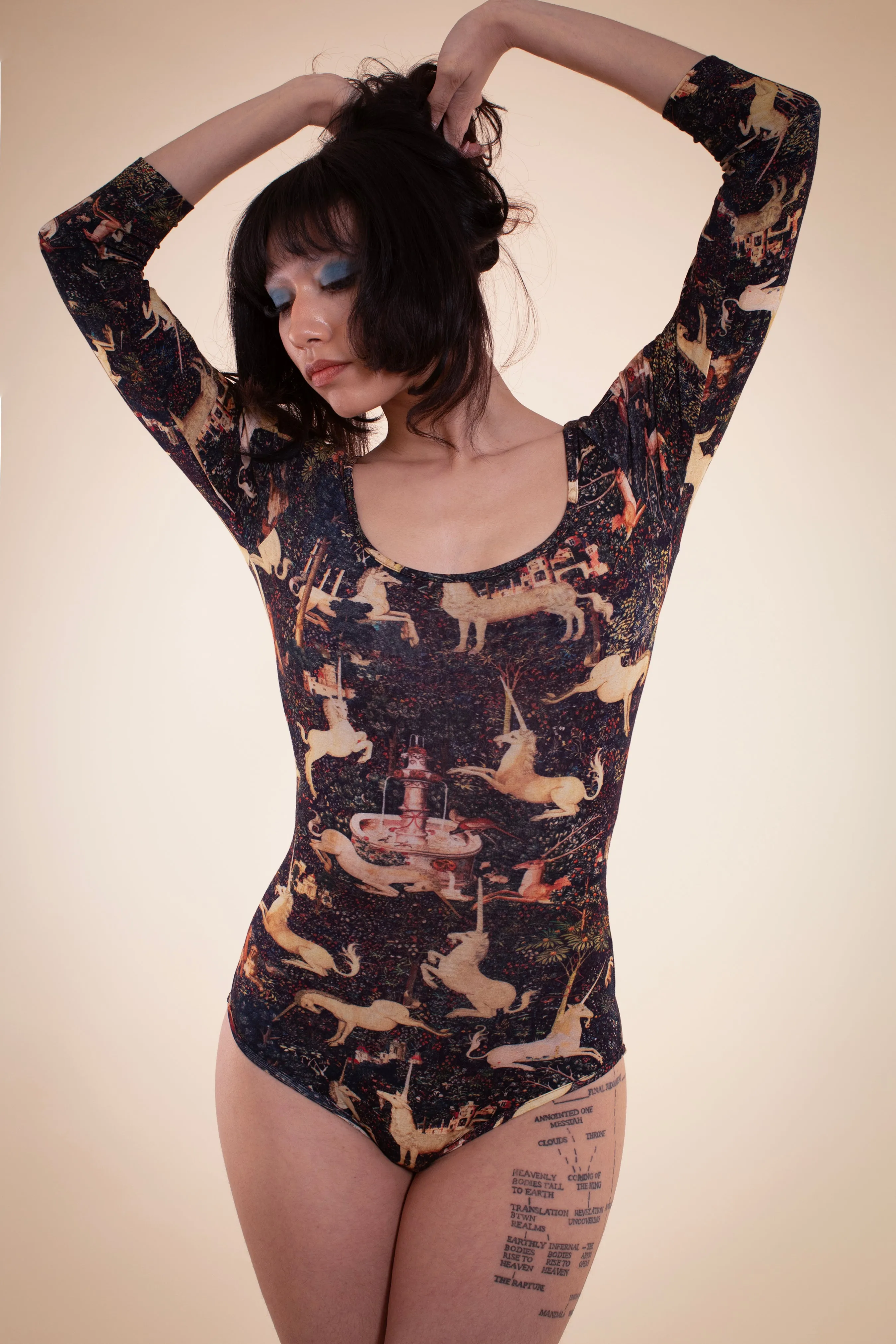 Primrose Leotard - Midnight Tapestry sold by Samantha Pleet product image thumbnail 5