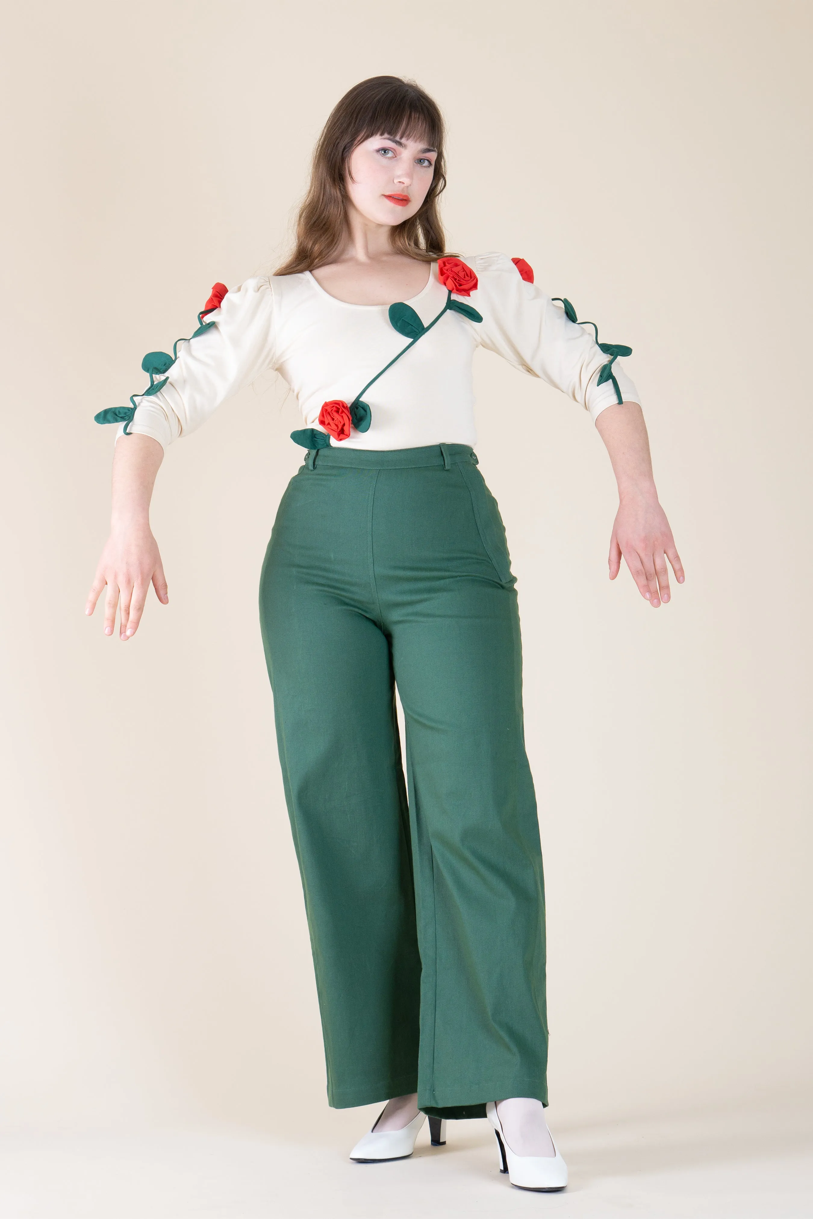 Plank Pants - Leaf - Sample Sale sold by Samantha Pleet product image thumbnail 3