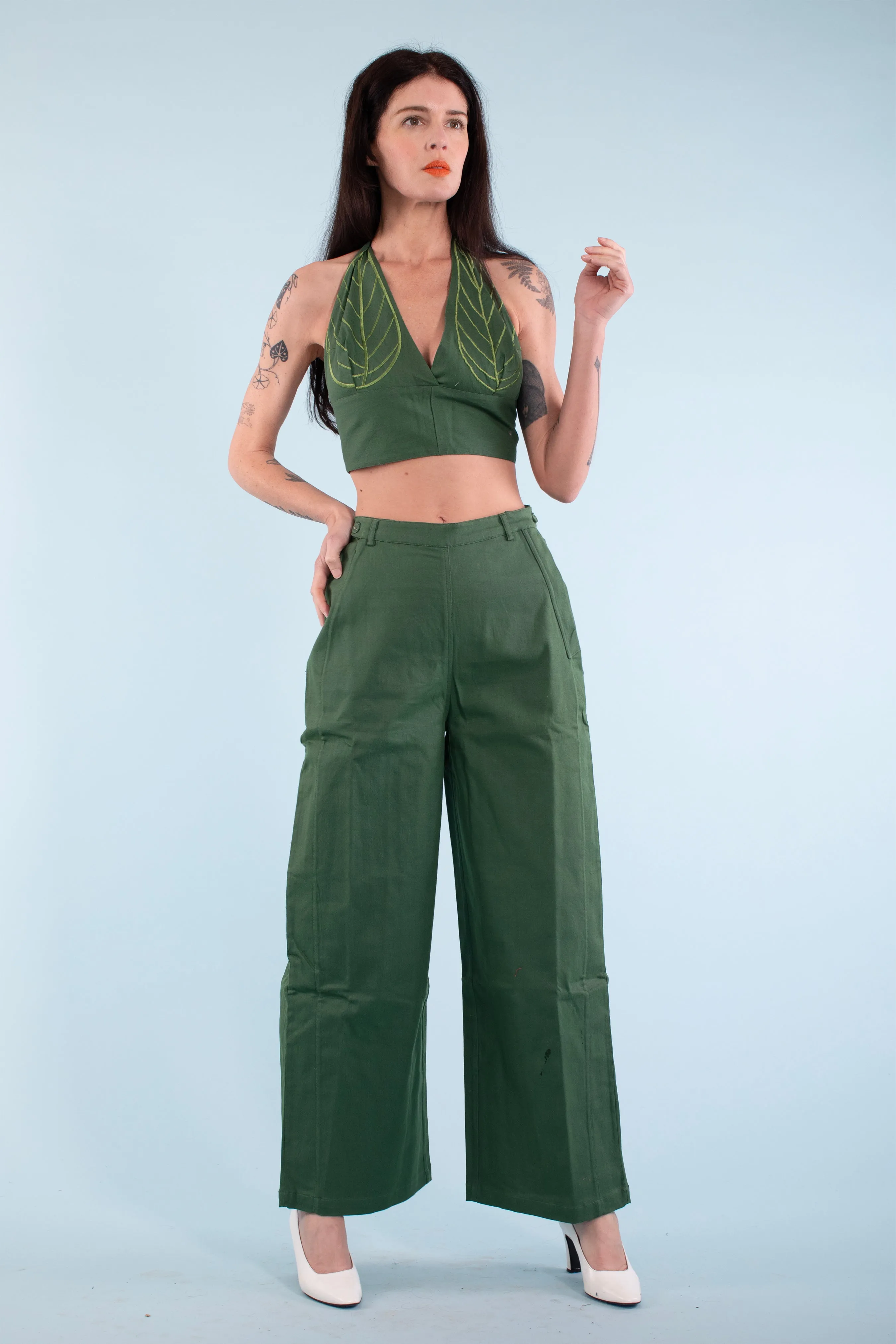 Plank Pants - Leaf - Sample Sale sold by Samantha Pleet product image thumbnail 4