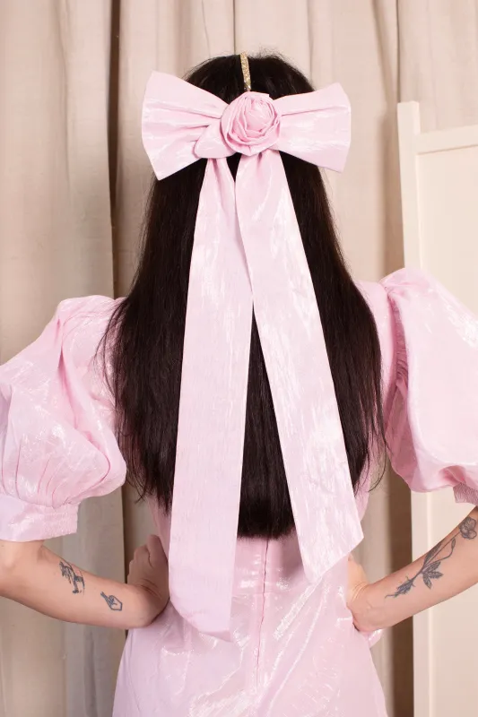 Pink Lurex Bow - One of a Kind made by Samantha Pleet