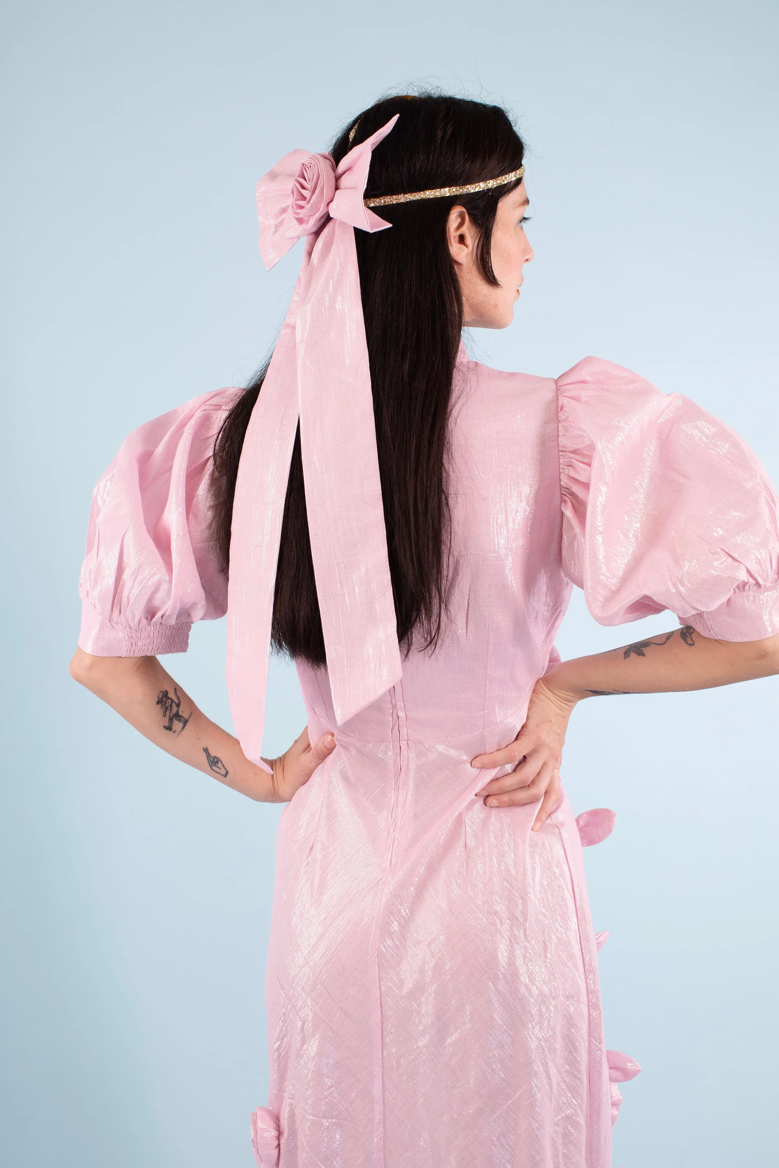 Pink Lurex Bow - One of a Kind sold by Samantha Pleet product image thumbnail 2