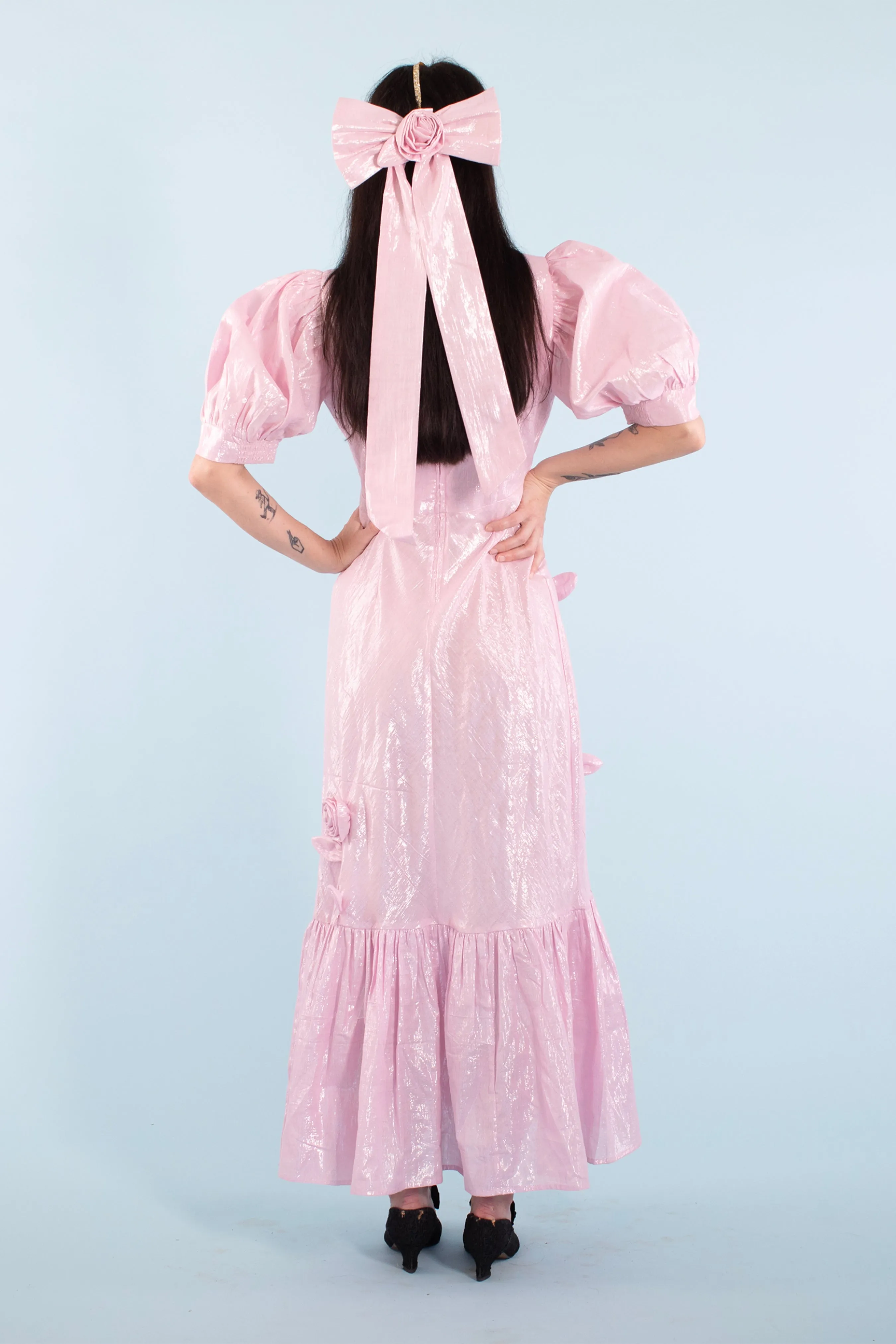 Pink Lurex Bow - One of a Kind sold by Samantha Pleet product image thumbnail 3