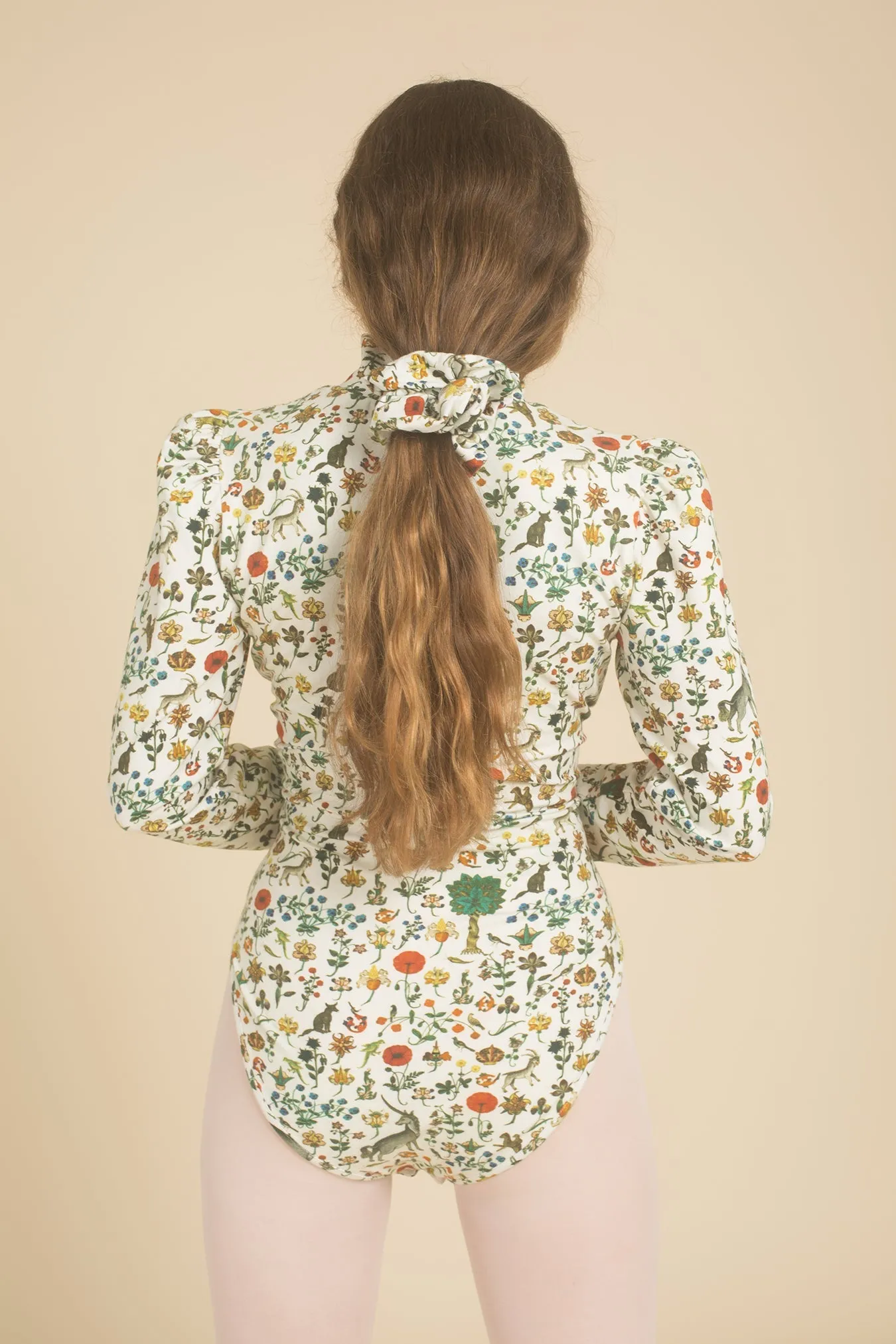 Turtle Bodysuit - Ivory Illuminated Print - Archive sold by Samantha Pleet product image thumbnail 4