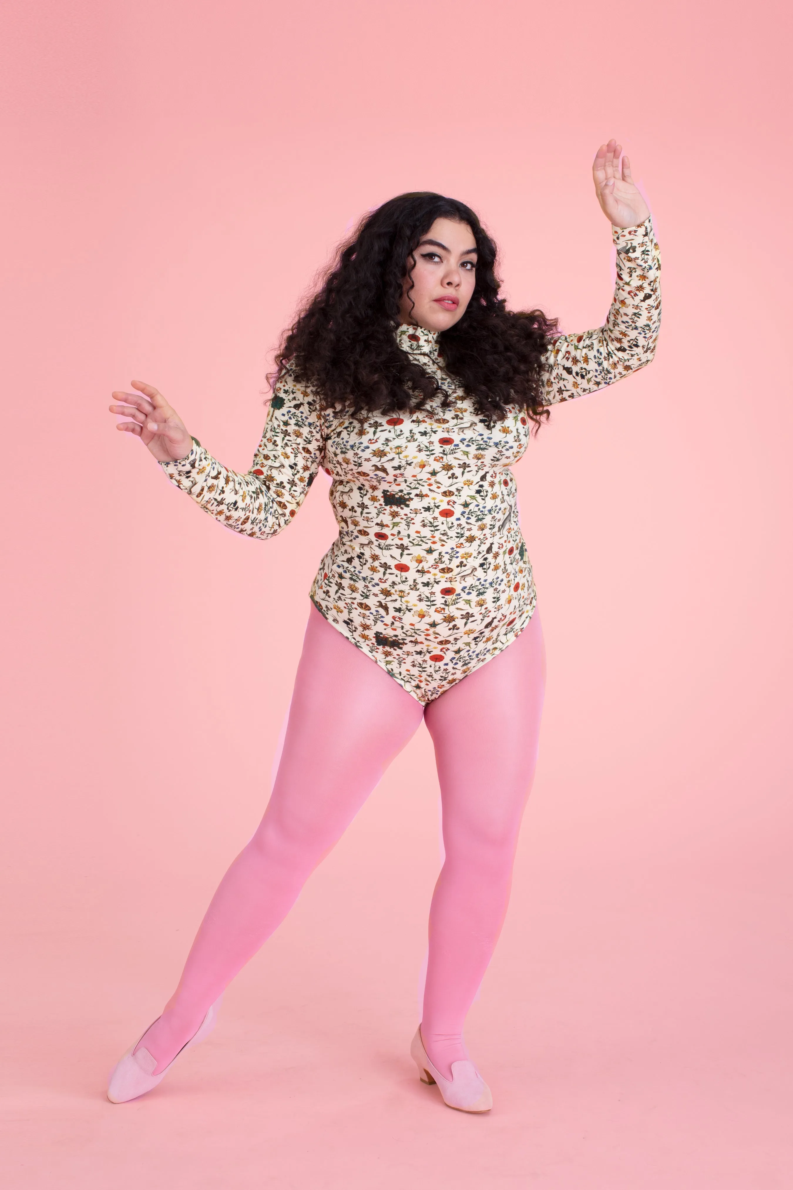 Turtle Bodysuit - Ivory Illuminated Print - Archive sold by Samantha Pleet product image thumbnail 3