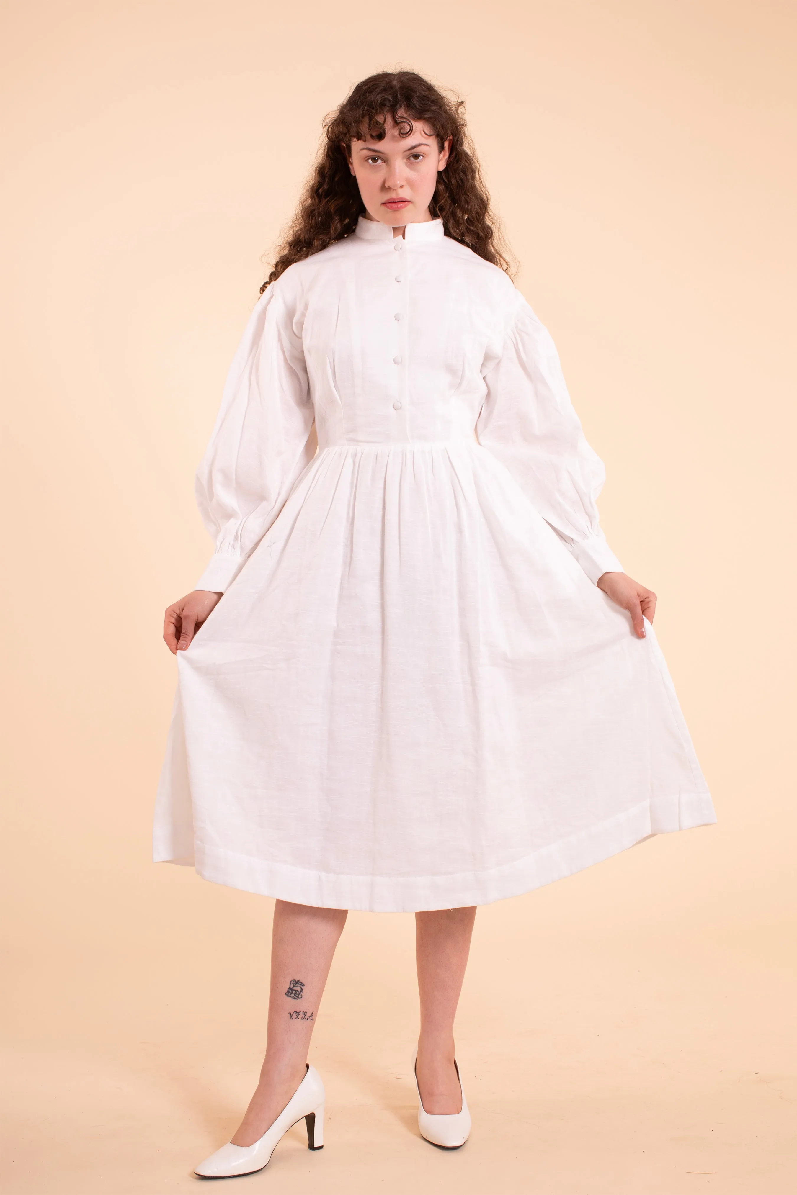 Helen Dress - HKM - Ivory sold by Samantha Pleet