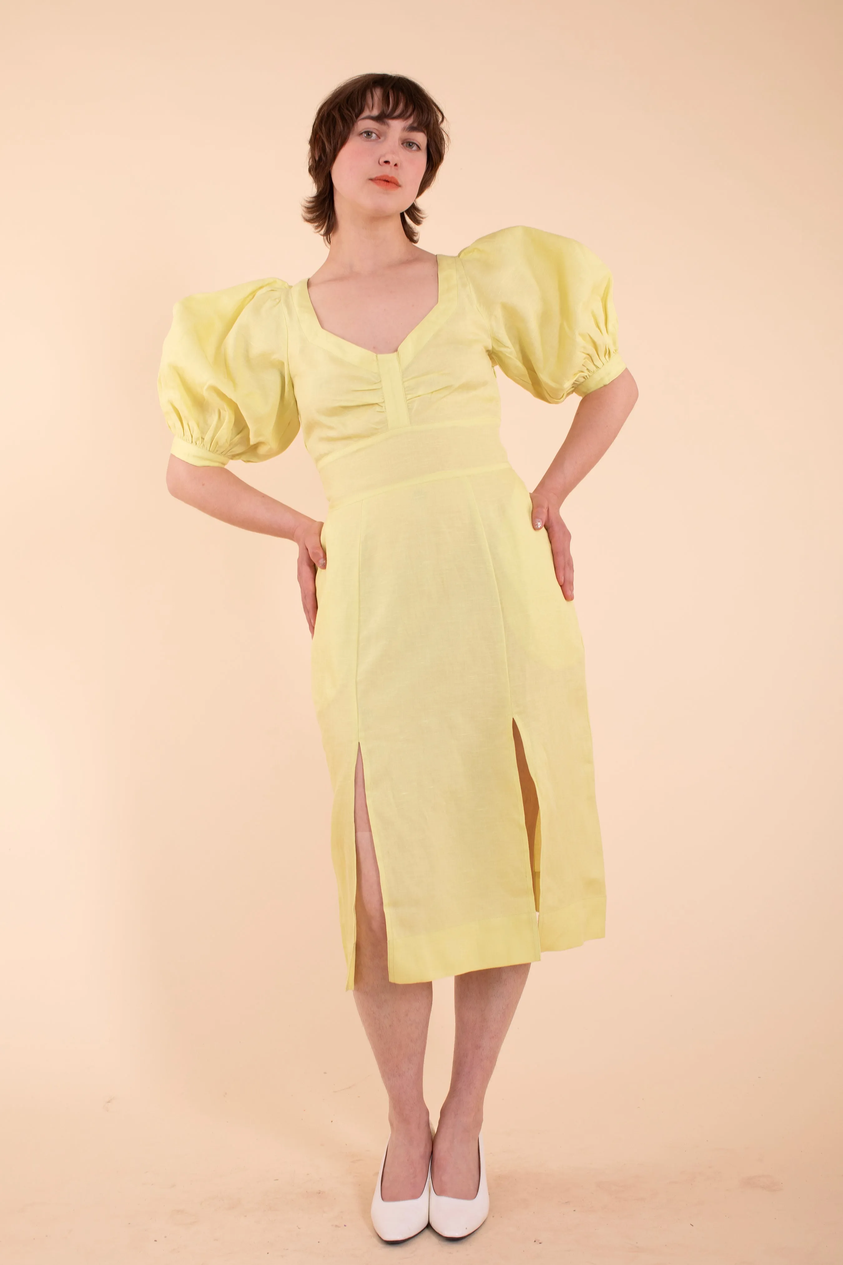 Elton Dress - HKM - Dew Linen sold by Samantha Pleet