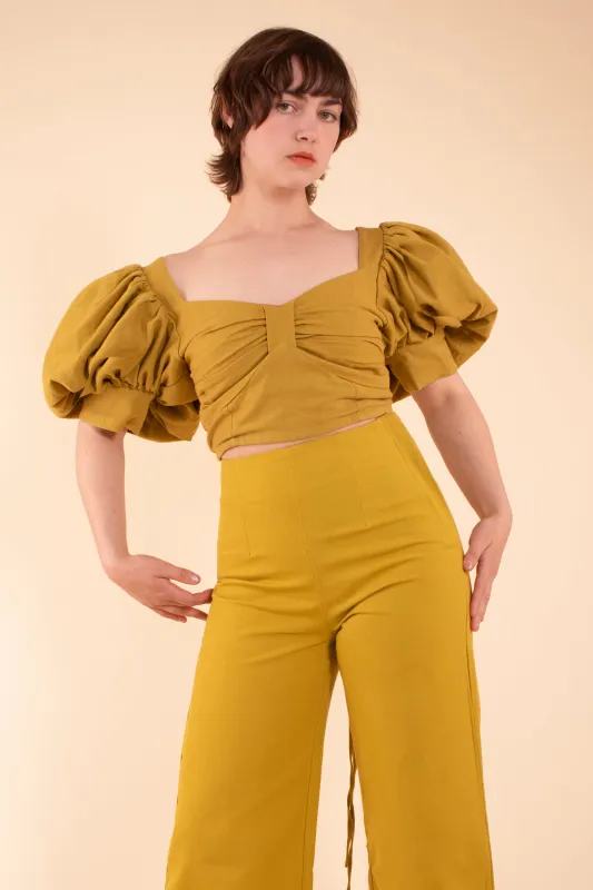 Celine Blouse - HKM - Cotton Moss made by Samantha Pleet