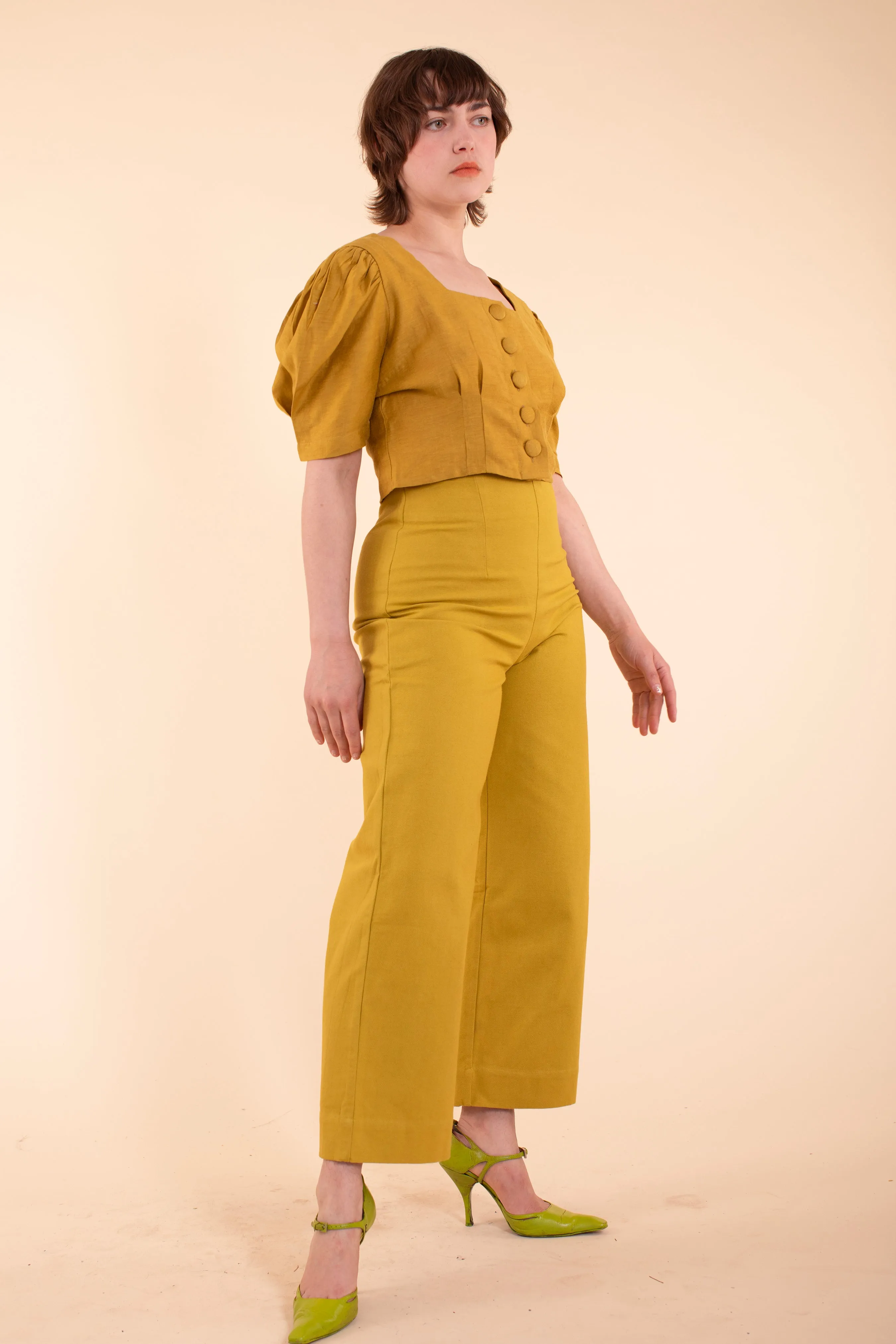 Harriet Blouse - HKM - Mustard Linen sold by Samantha Pleet product image thumbnail 5