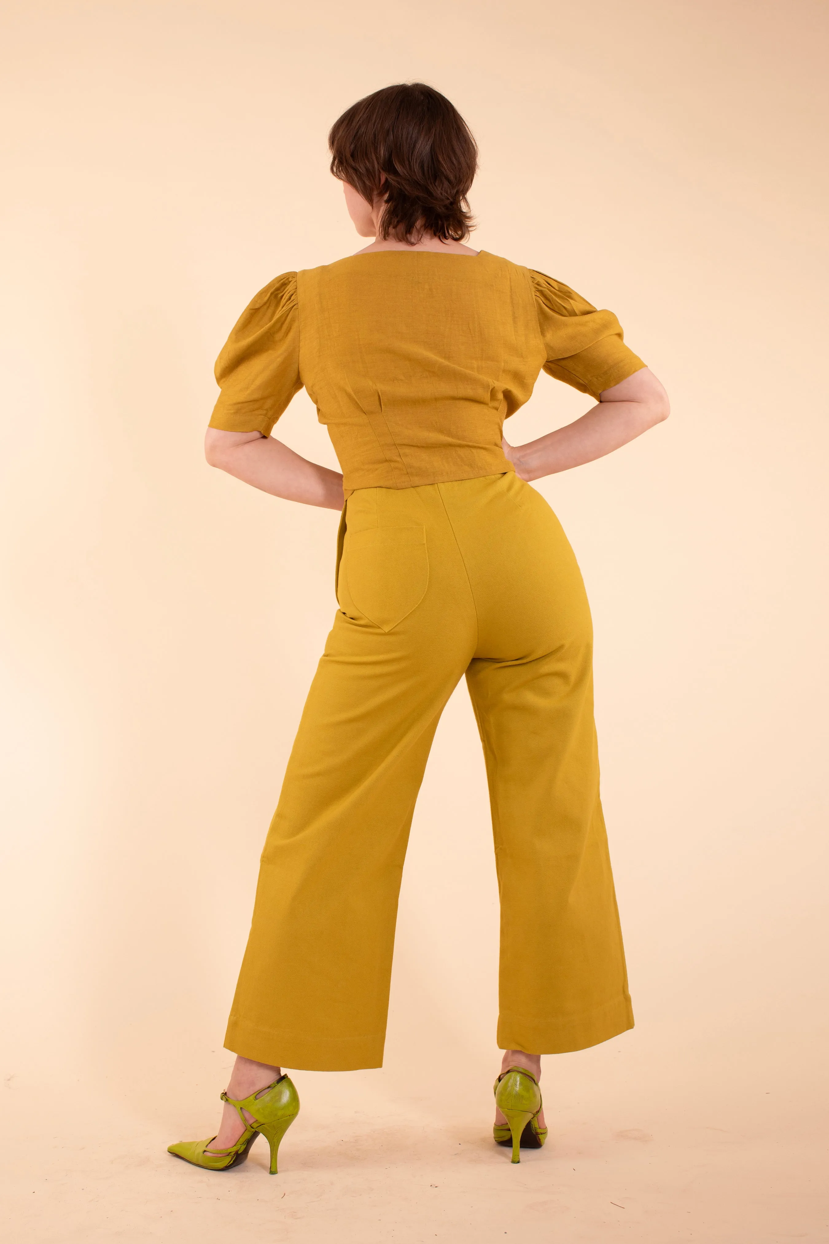 Harriet Blouse - HKM - Mustard Linen sold by Samantha Pleet product image thumbnail 4