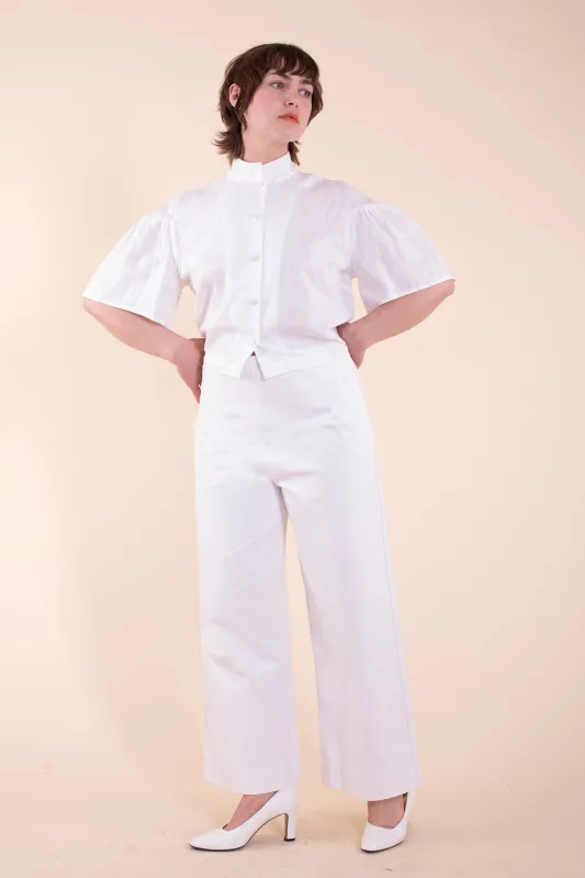 Reed Pants - HKM - White Canvas sold by Samantha Pleet