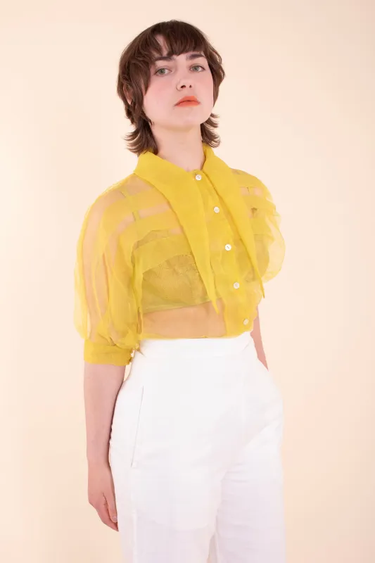 Diana Blouse - HKM - Chartreuse - Sample Sale sold by Samantha Pleet