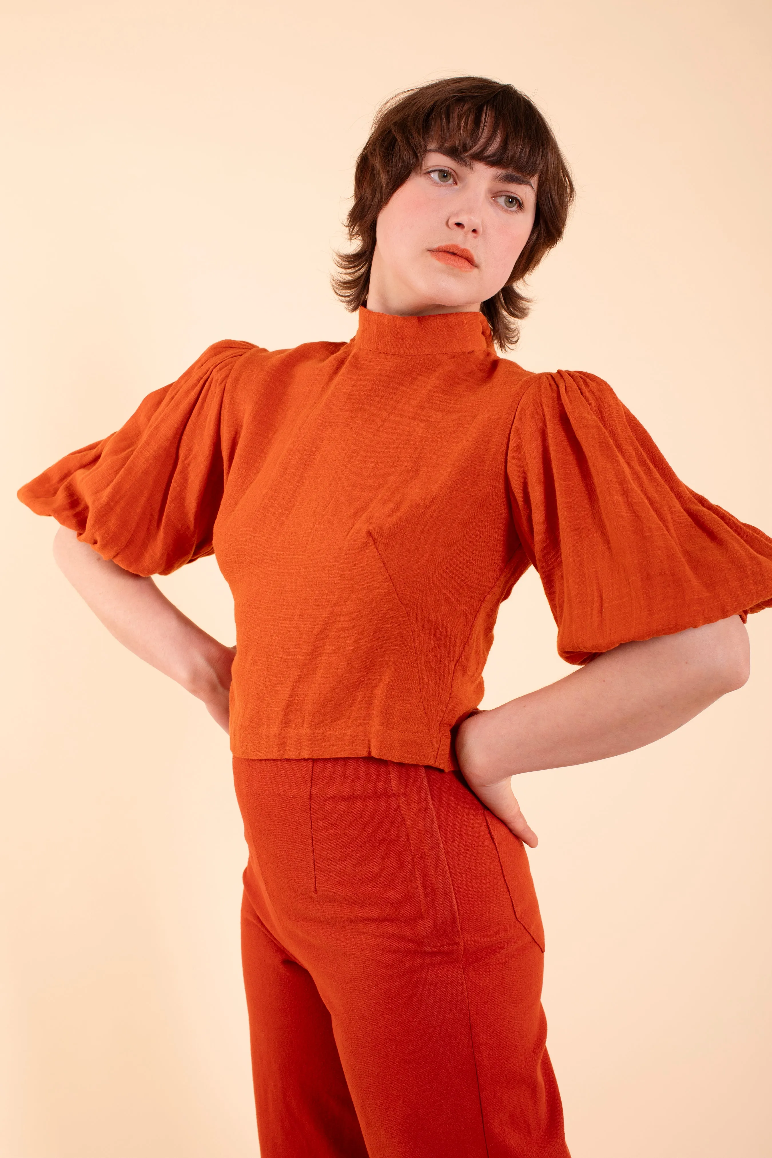 Georgina Blouse - HKM - Paprika Gauze sold by Samantha Pleet product image thumbnail 2