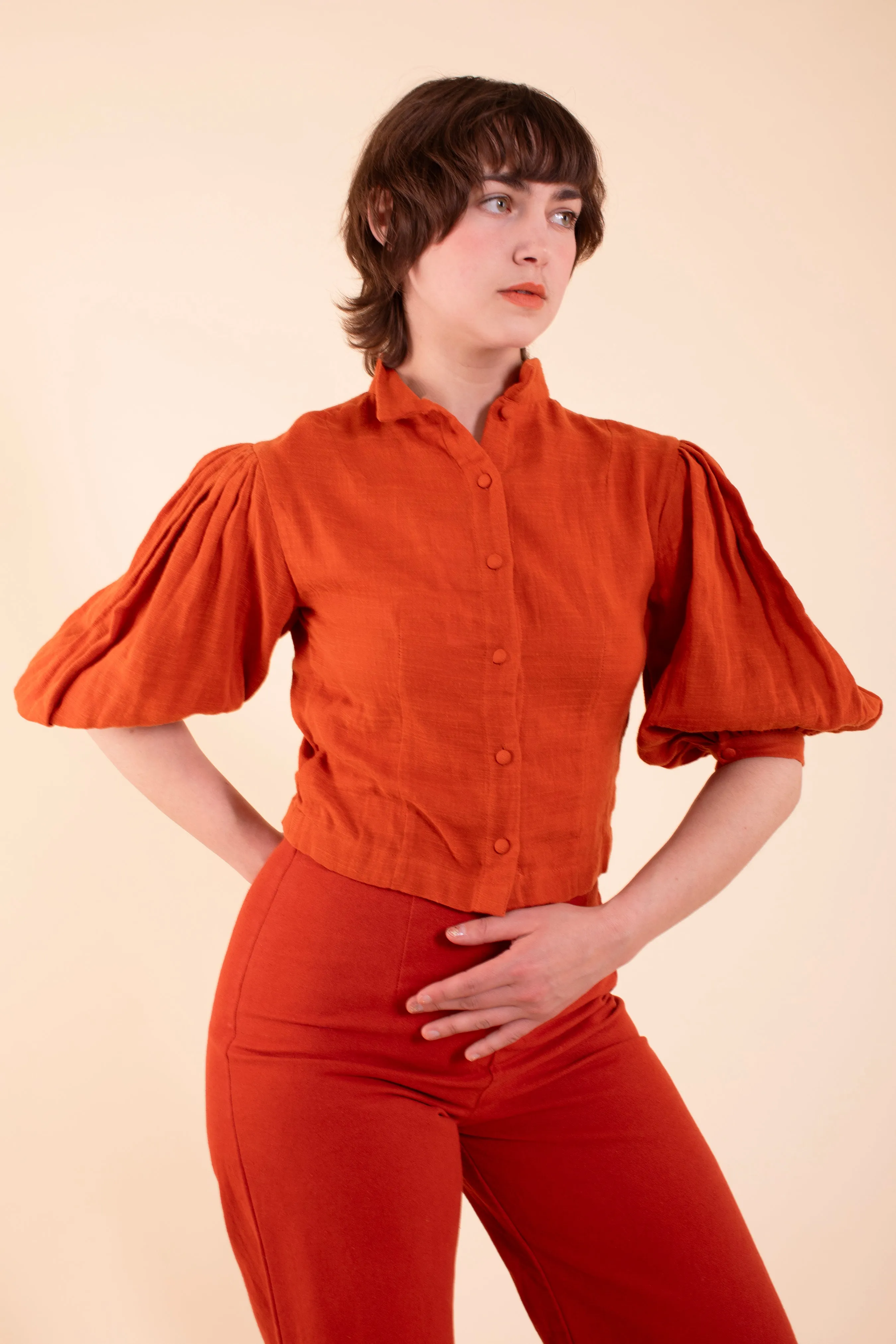 Georgina Blouse - HKM - Paprika Gauze sold by Samantha Pleet product image thumbnail 5
