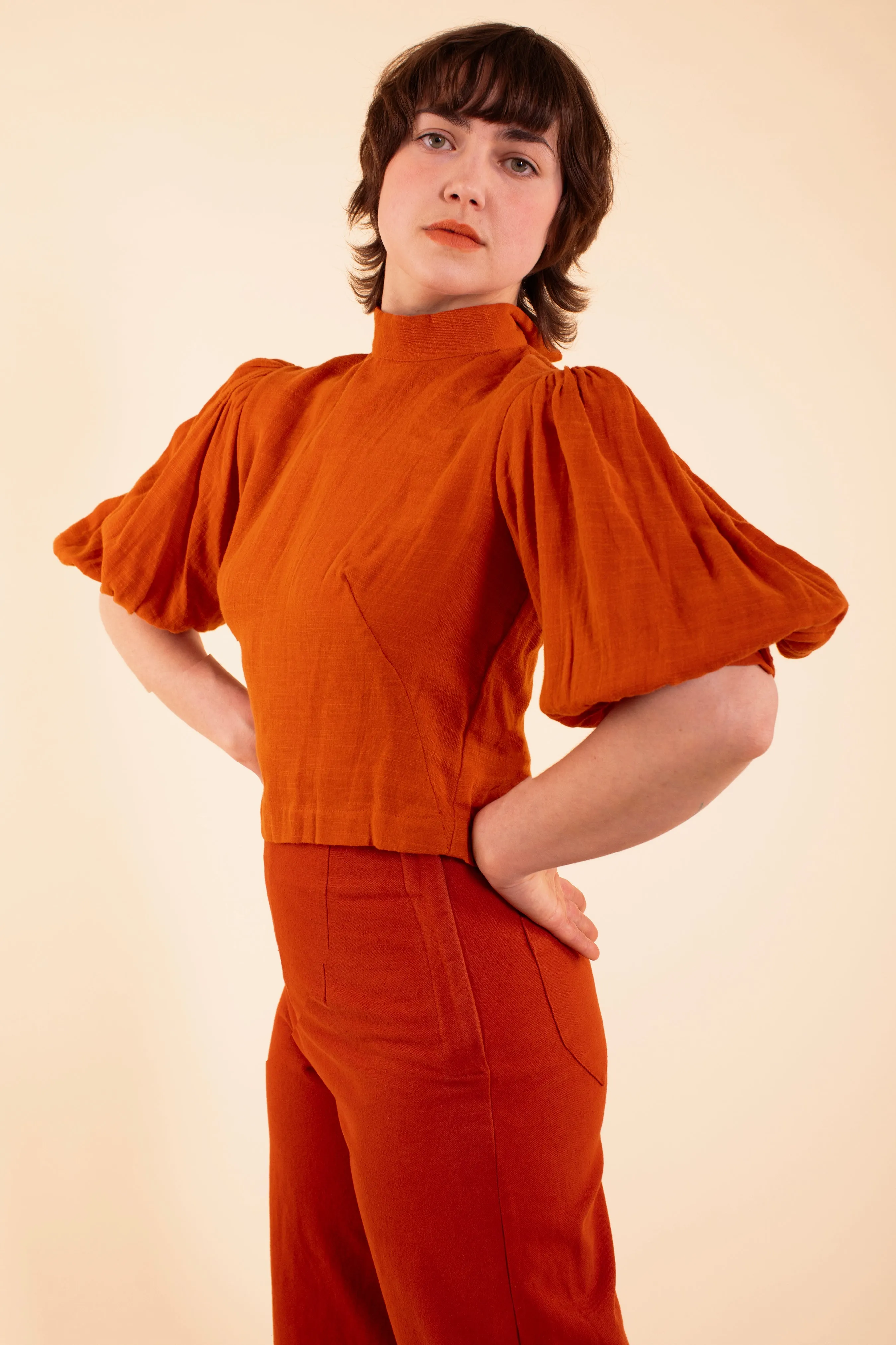 Georgina Blouse - HKM - Paprika Gauze sold by Samantha Pleet product image thumbnail 3