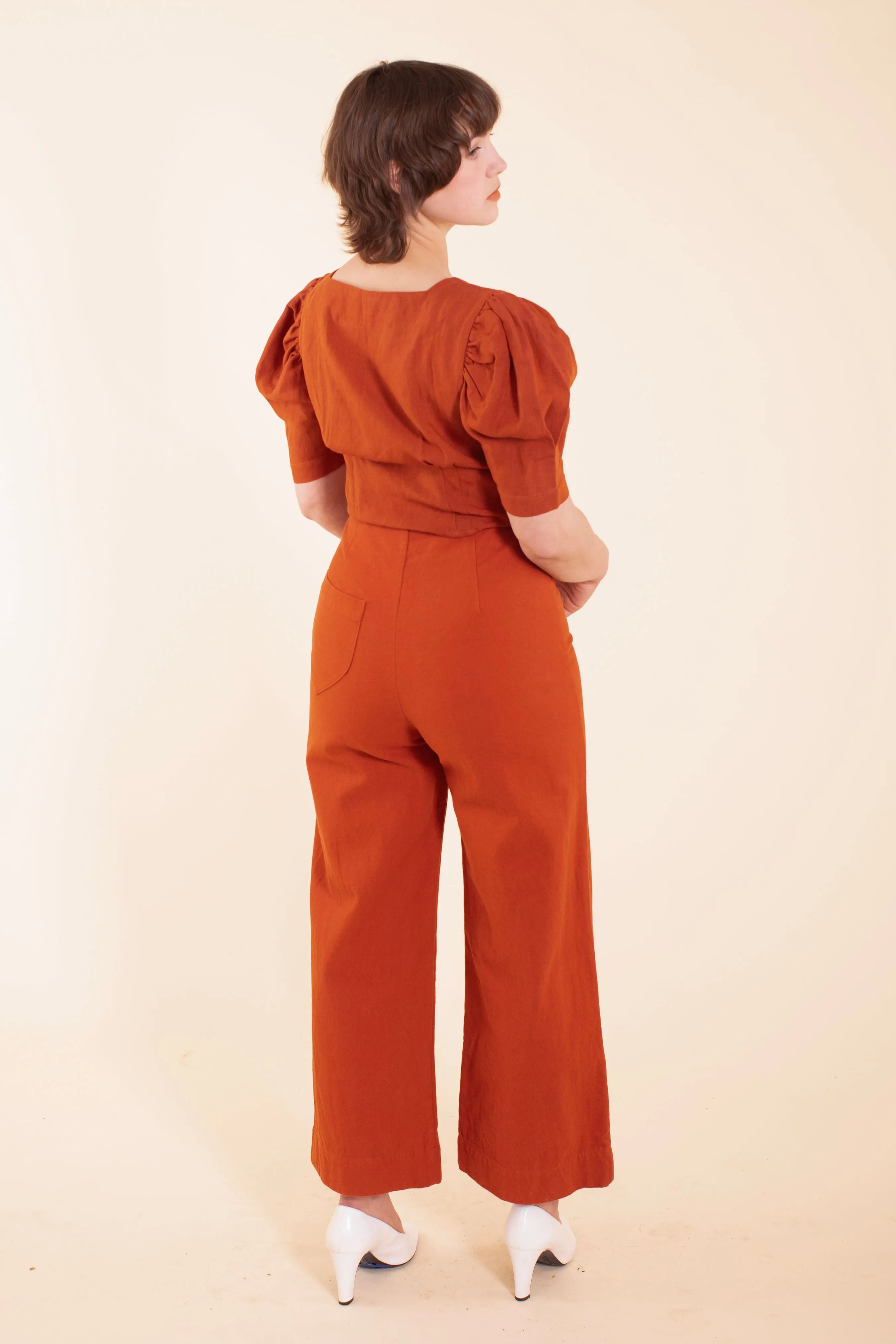 Eyre Blouse - HKM - Paprika Linen sold by Samantha Pleet product image thumbnail 4