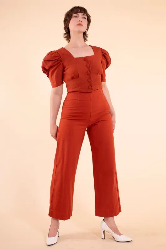 Reed Pants - HKM - Paprika Canvas sold by Samantha Pleet