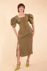 Emma Skirt - HKM - Moss Linen sold by Samantha Pleet
