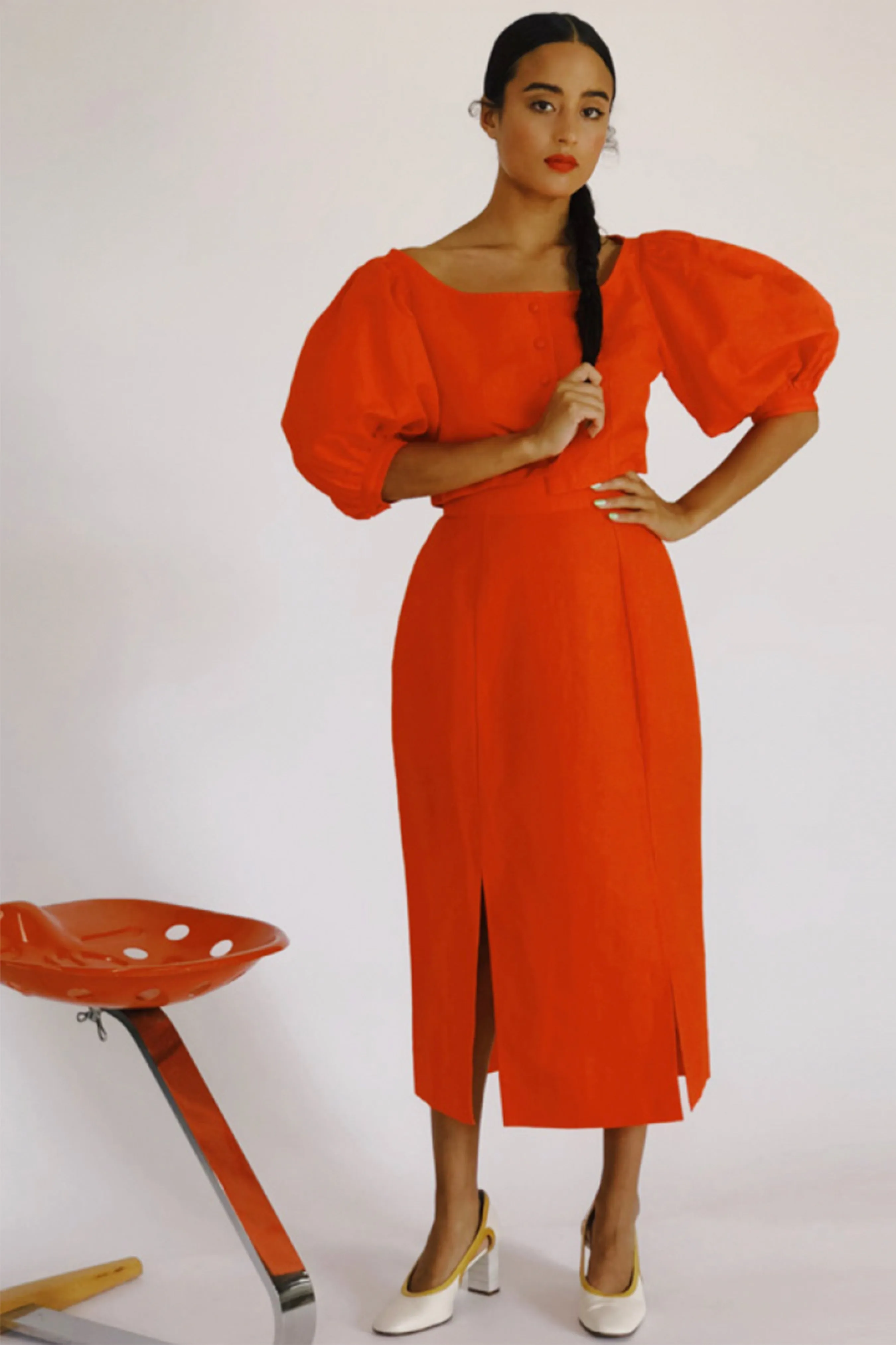 Emma Skirt - HKM - Poppy Linen - sold by Samantha Pleet product image thumbnail 2