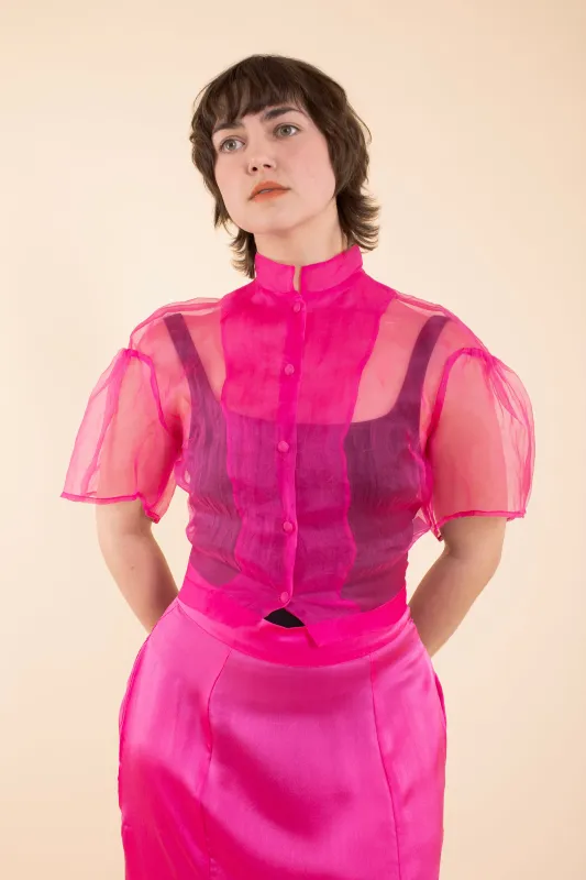 Jane Blouse - HKM - Raspberry Rose sold by Samantha Pleet