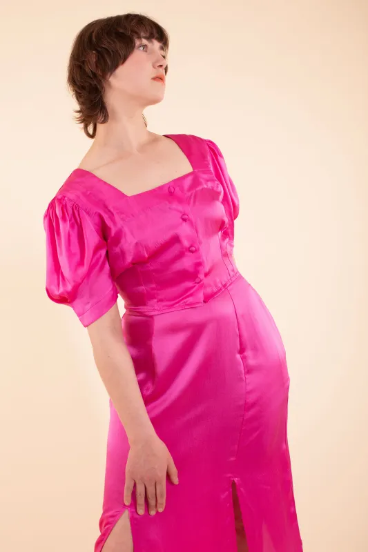 Harriet Blouse - HKM - Raspberry Rose Silk made by Samantha Pleet