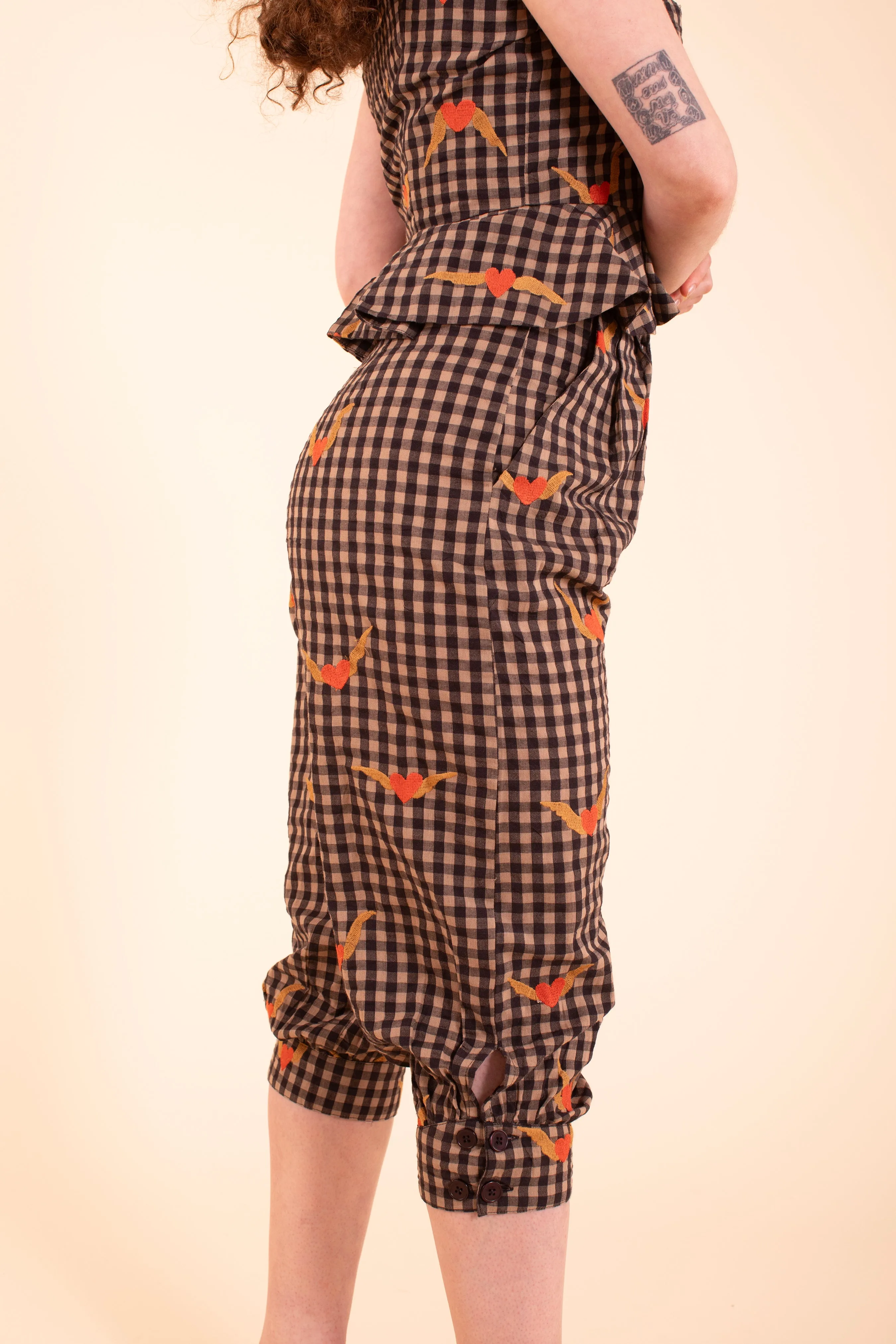 Bodleian Pants - Heartwing Embroidery sold by Samantha Pleet product image thumbnail 4