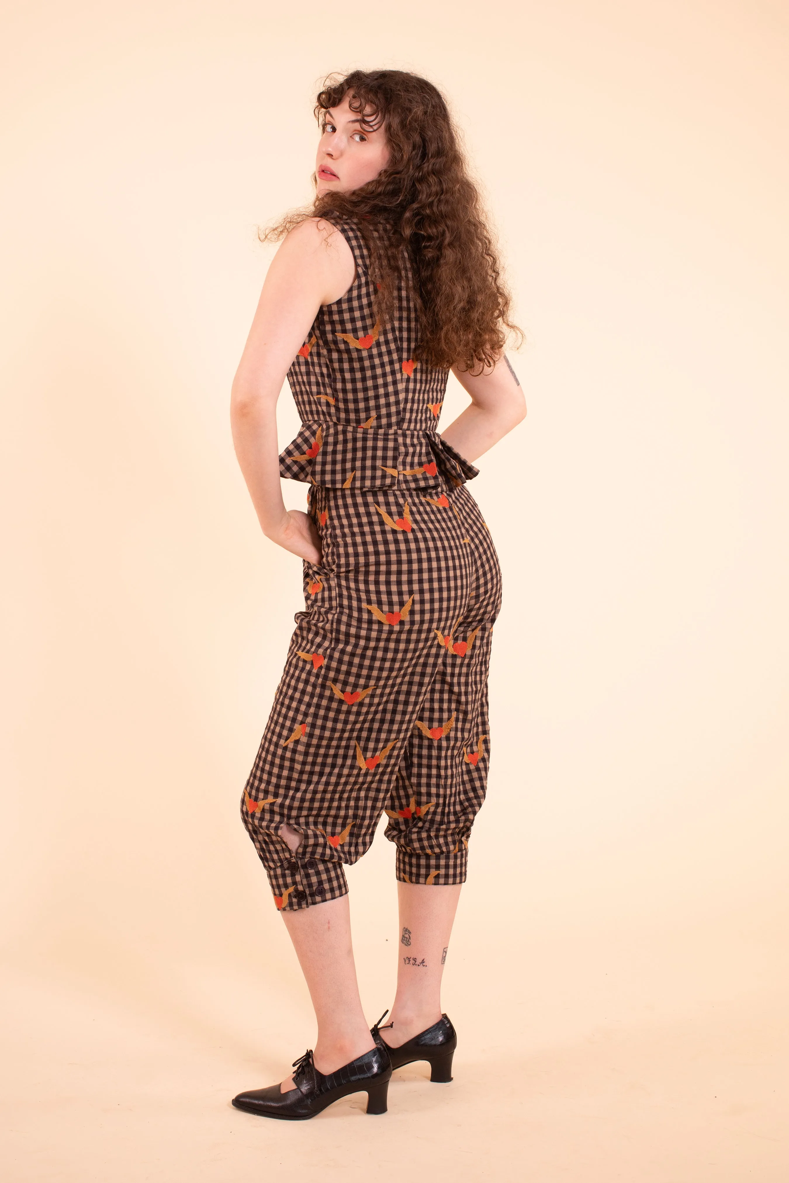 Bodleian Pants - Heartwing Embroidery sold by Samantha Pleet product image thumbnail 2