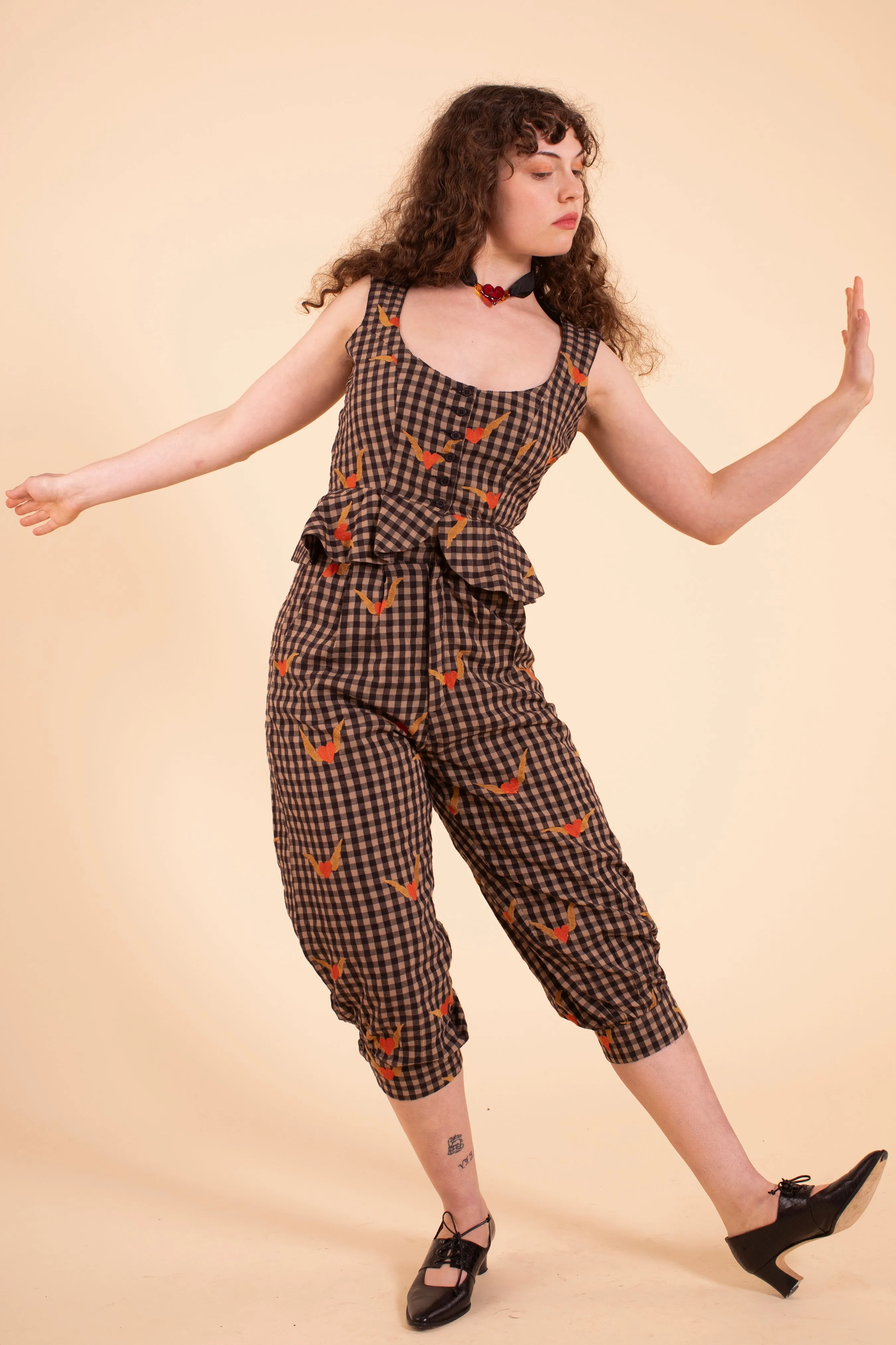 Bodleian Pants - Heartwing Embroidery sold by Samantha Pleet product image thumbnail 3