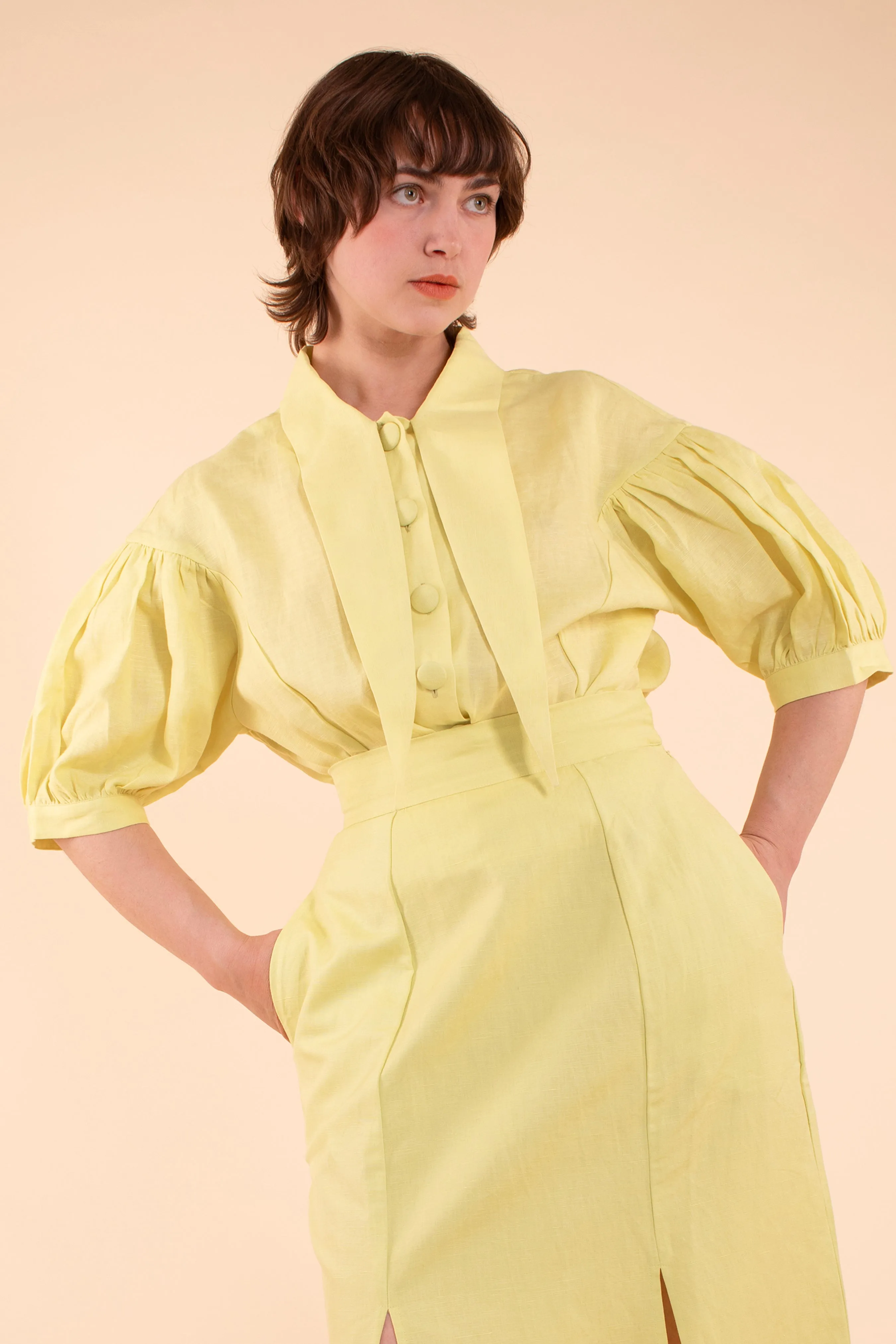 Knightley Blouse - HKM - Dew Linen sold by Samantha Pleet product image thumbnail 2